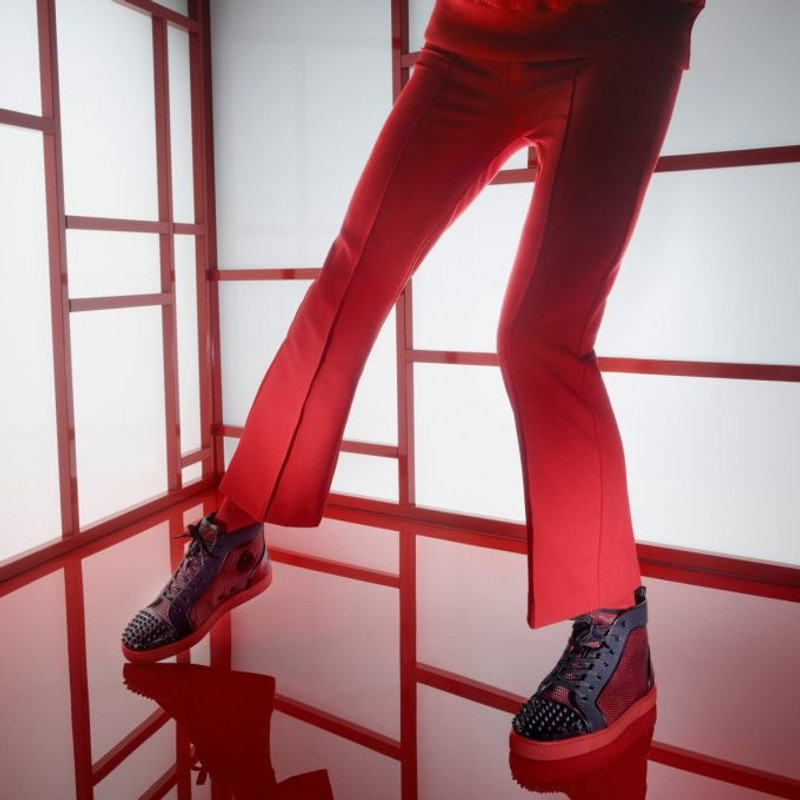 Christian Louboutin Lou Spikes BLACK/LOUBI outlook