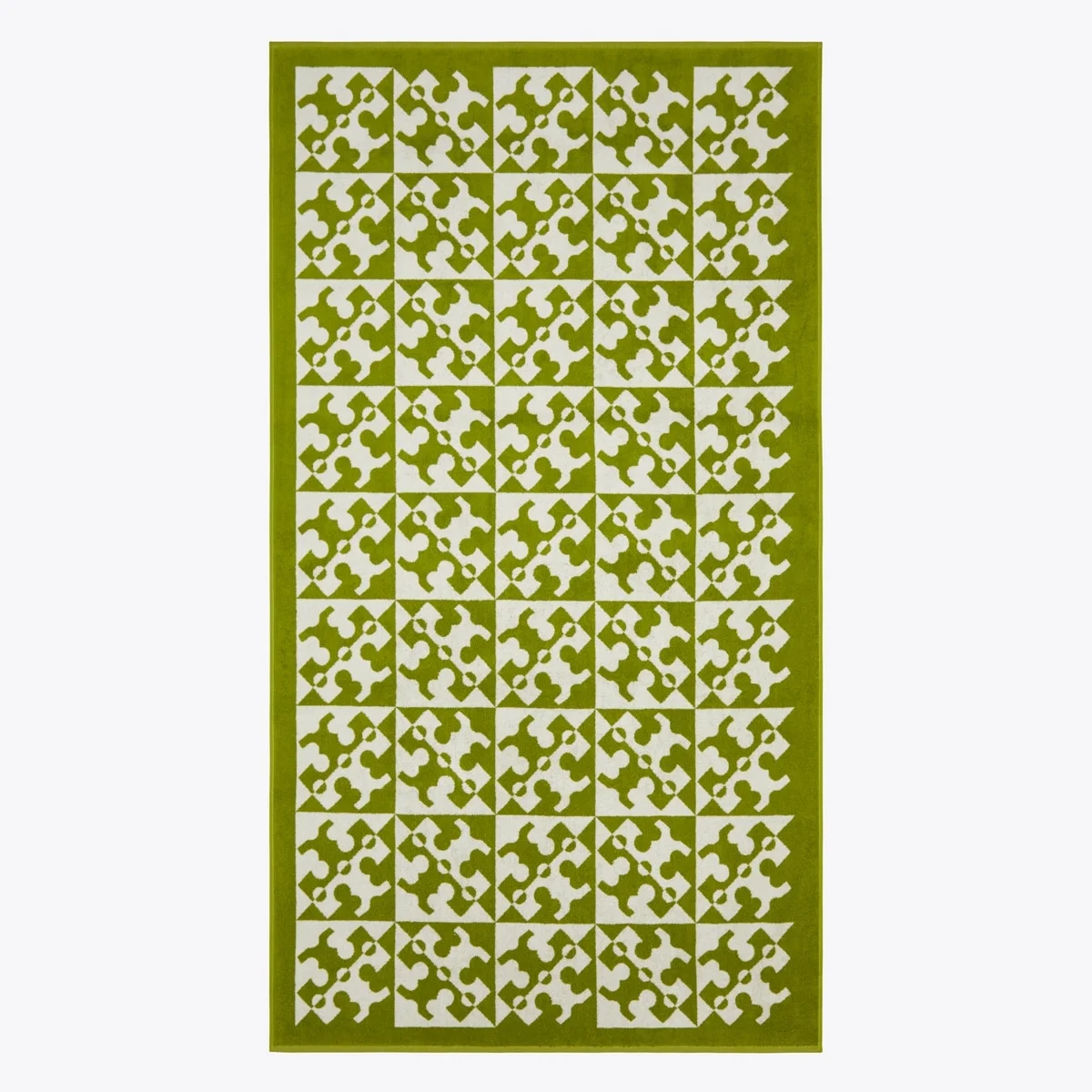 Diagonal T Jacquard Towel - 1