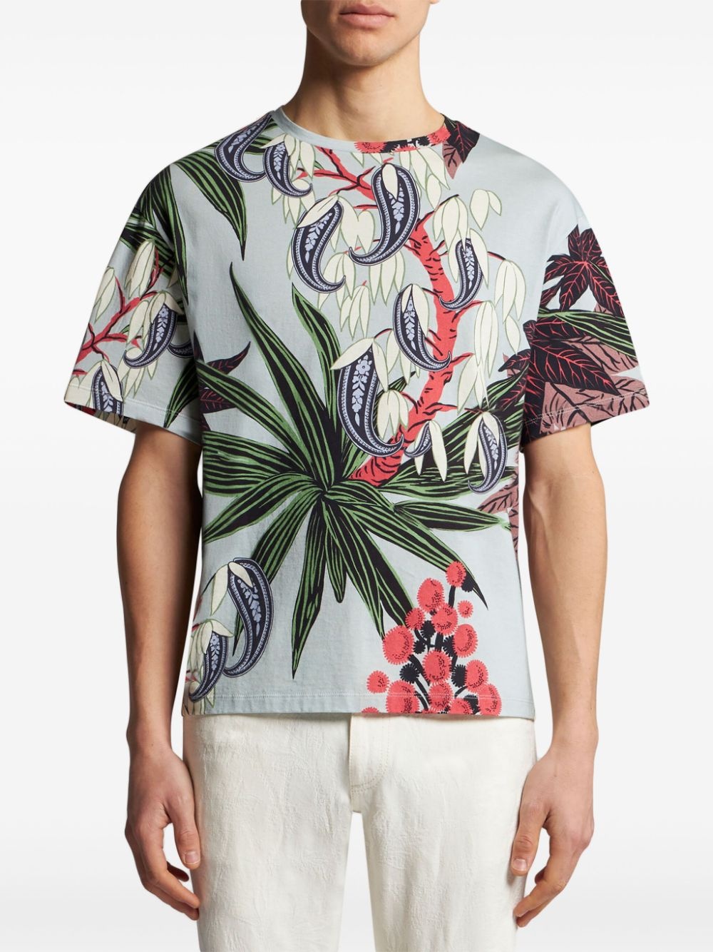 printed short-sleeve T-shirt - 2