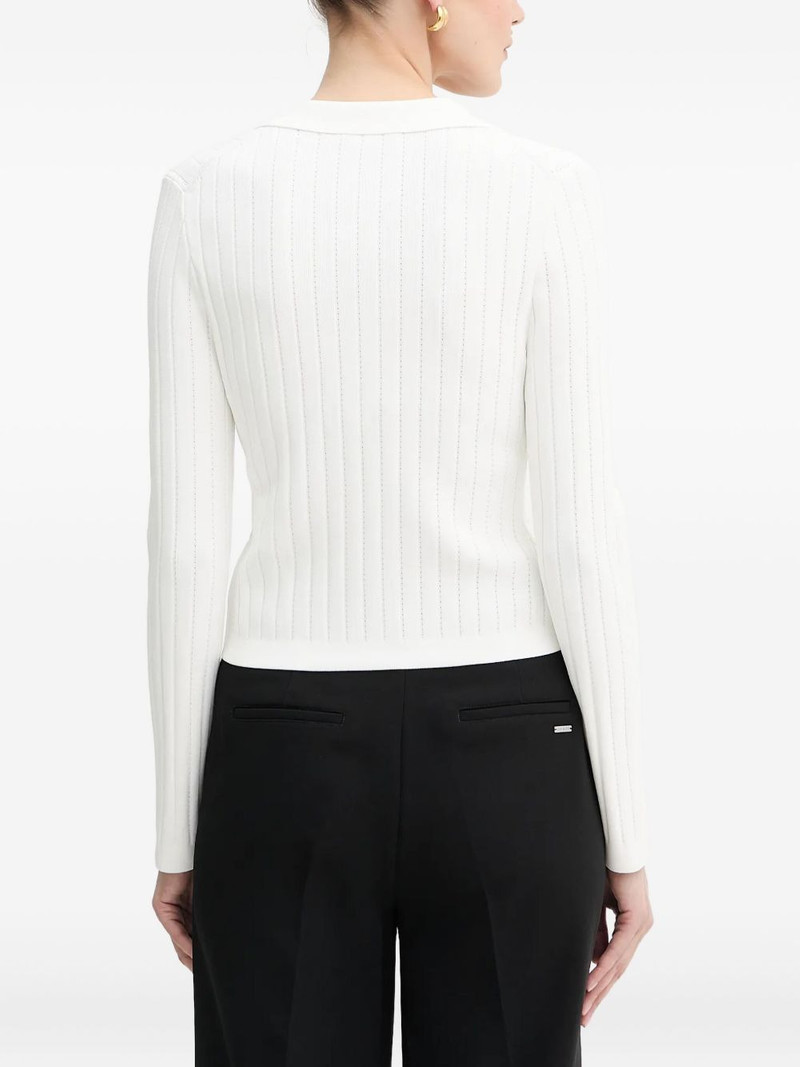ribbed buttoned cardigan 3