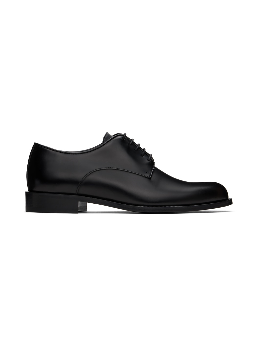 Black Leather Derbys - 1
