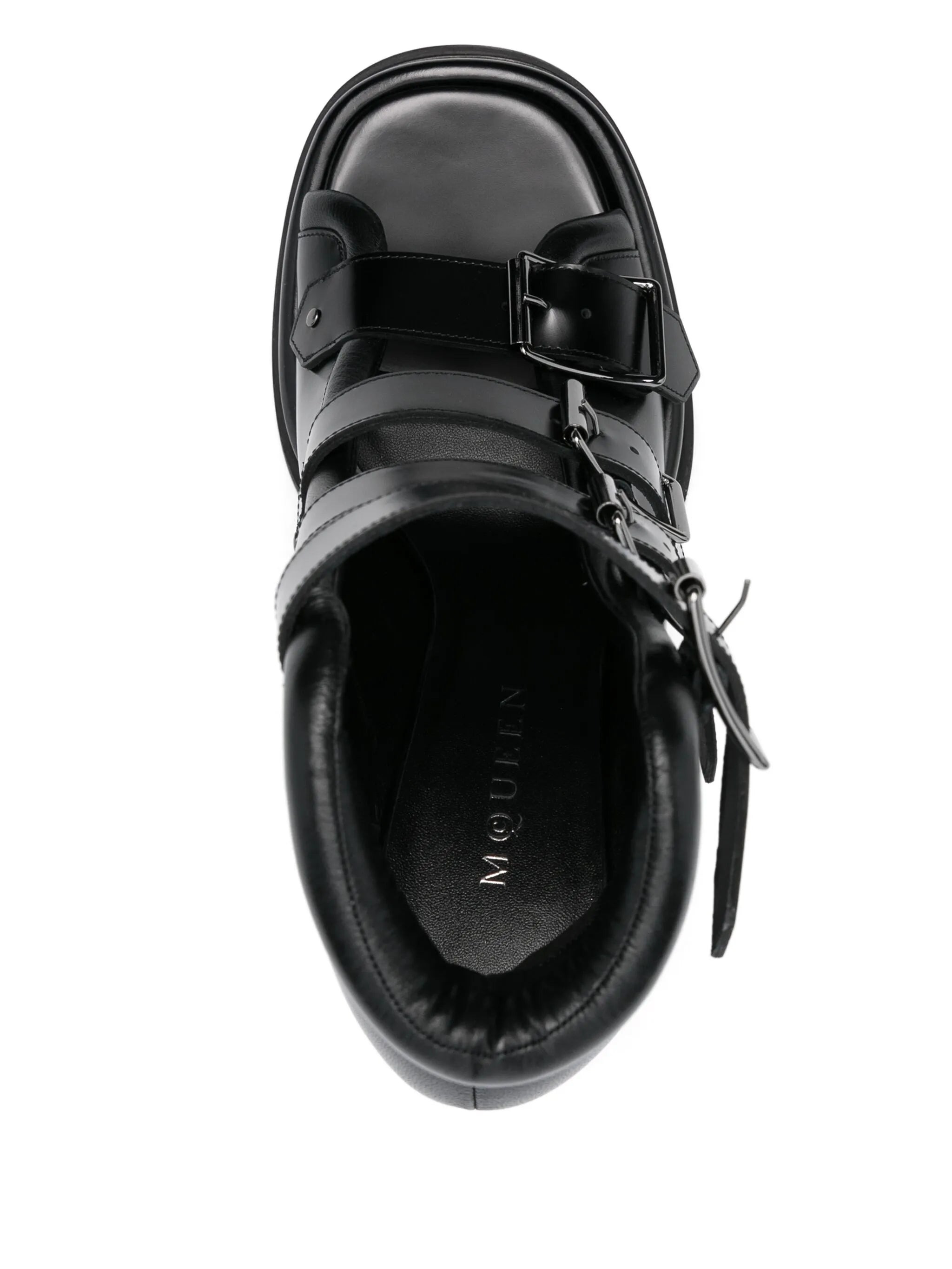 130mm leather sandals - 3