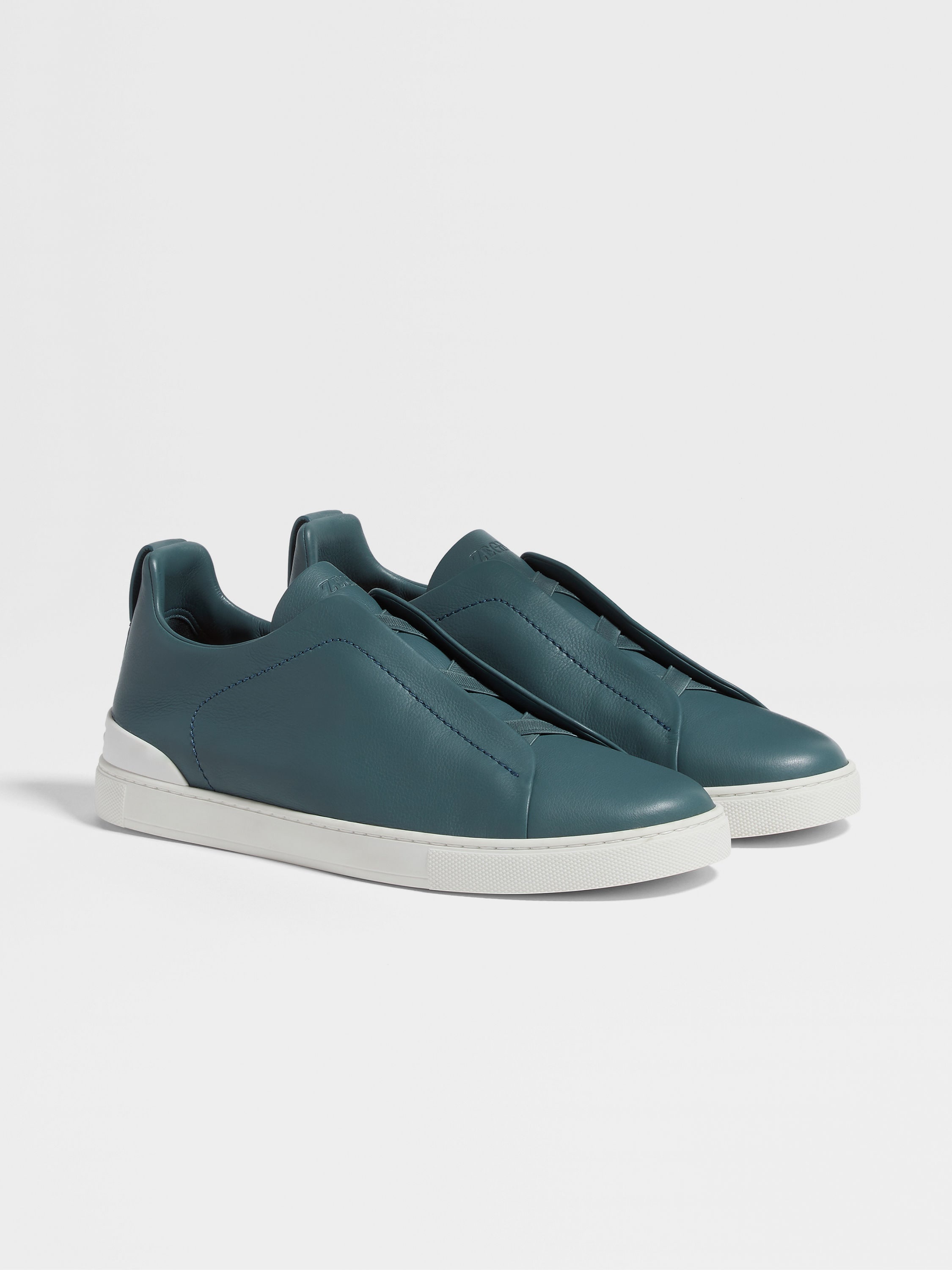 LIGHT BLUE TRIPLE STITCH™ SECONDSKIN SNEAKERS - 1