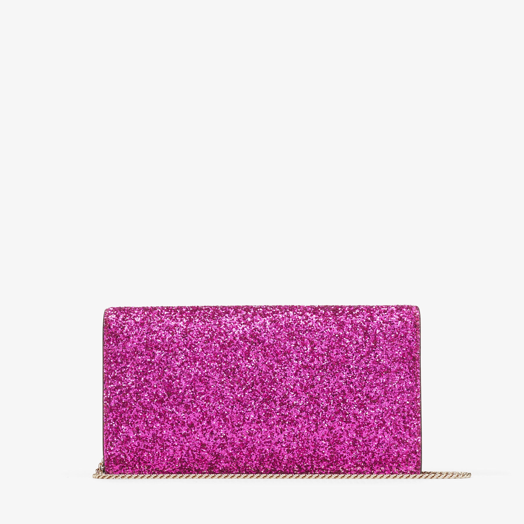 Emmie
Fuchsia and Candy Pink Horizon Glitter Fabric Clutch Bag - 3
