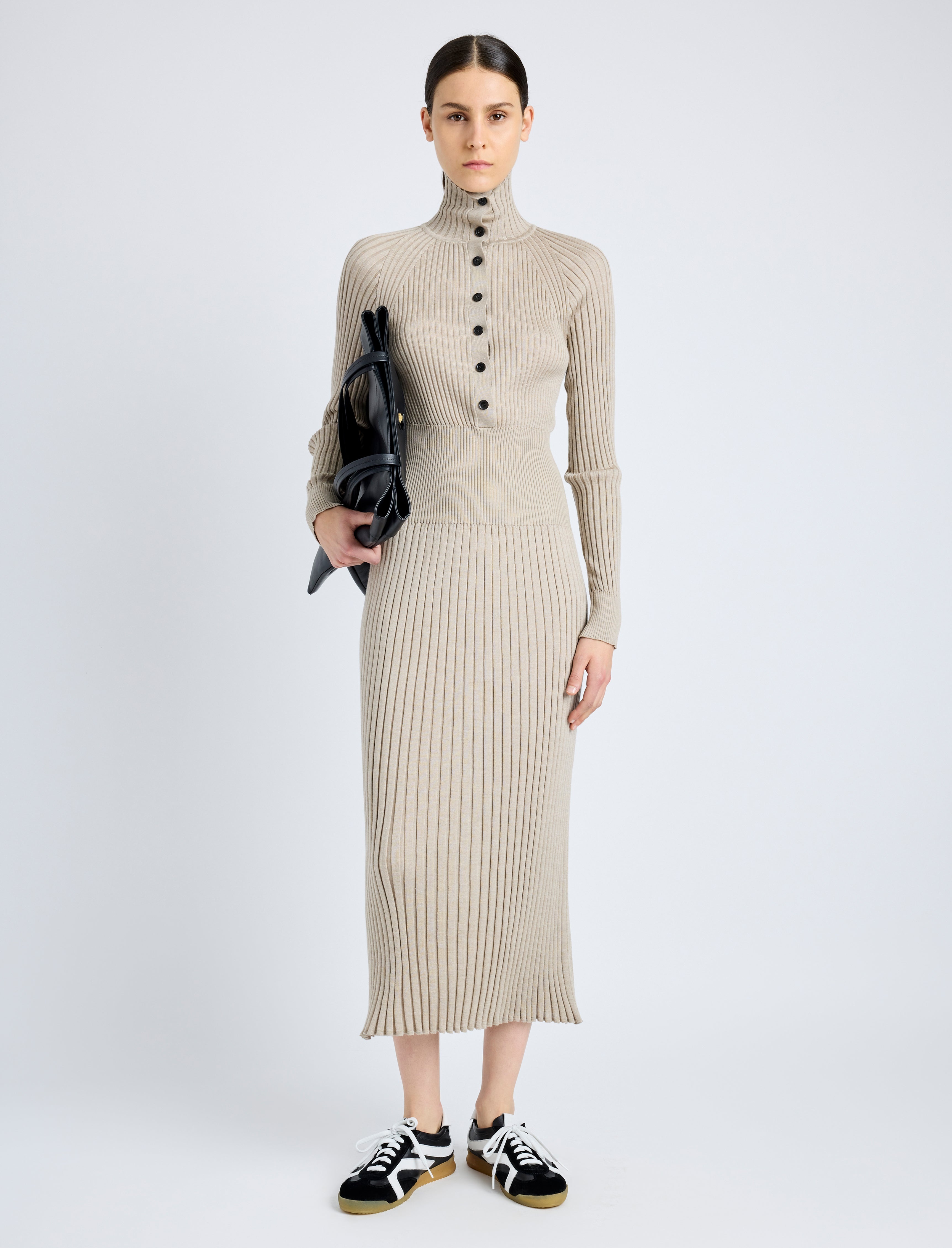 Maeve Dress in Superfine Merino Silk - 2