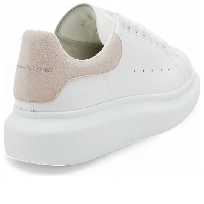 (WMNS) Alexander McQueen Oversized Sneaker 'White Patchouli' 553770-WIEF1-9182 - 3