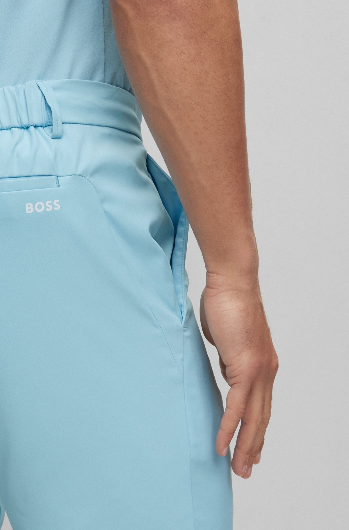 SLIM-FIT SHORTS IN WATER-REPELLENT TWILL - 5