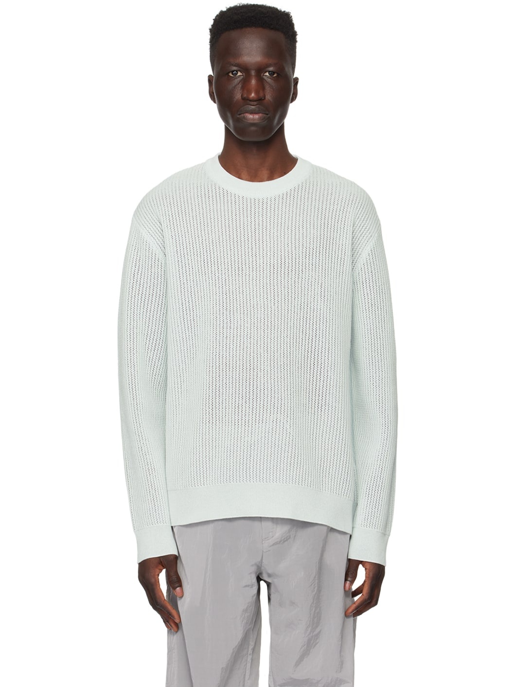 Blue Crewneck Sweater - 1