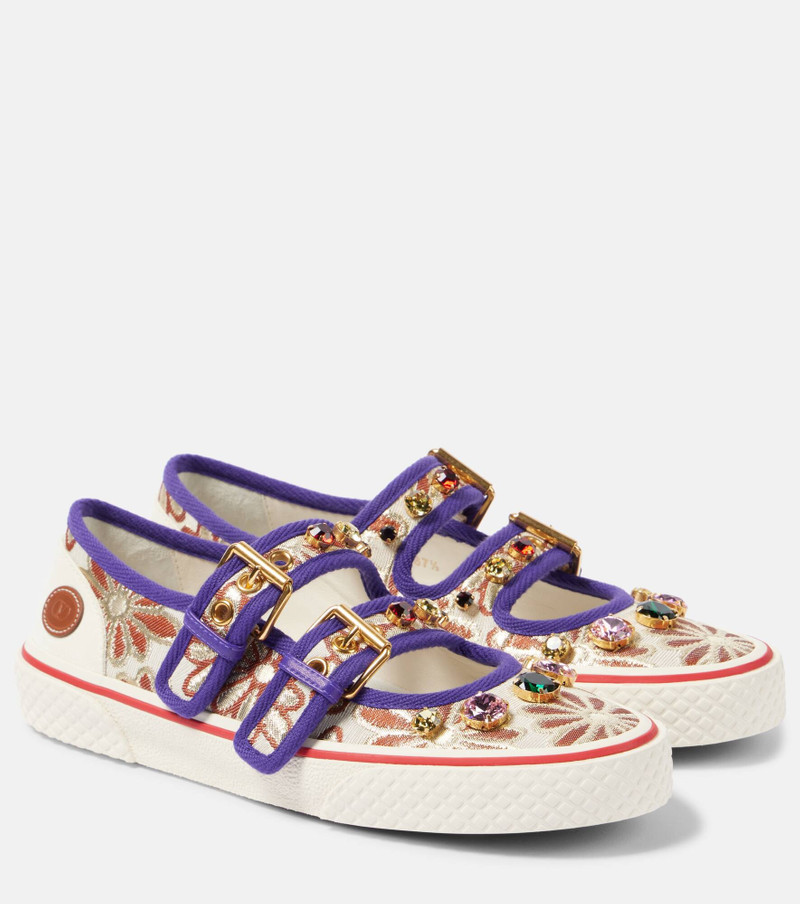 Dollyboard floral Mary Jane sneakers 1