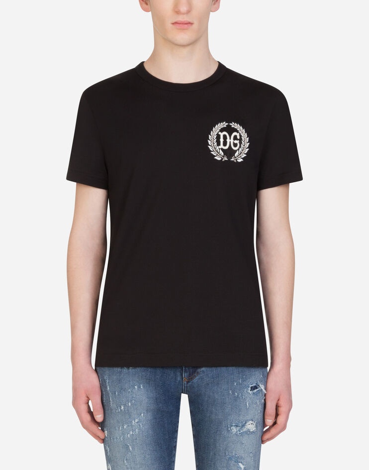 Cotton t-shirt with DG patch - 1