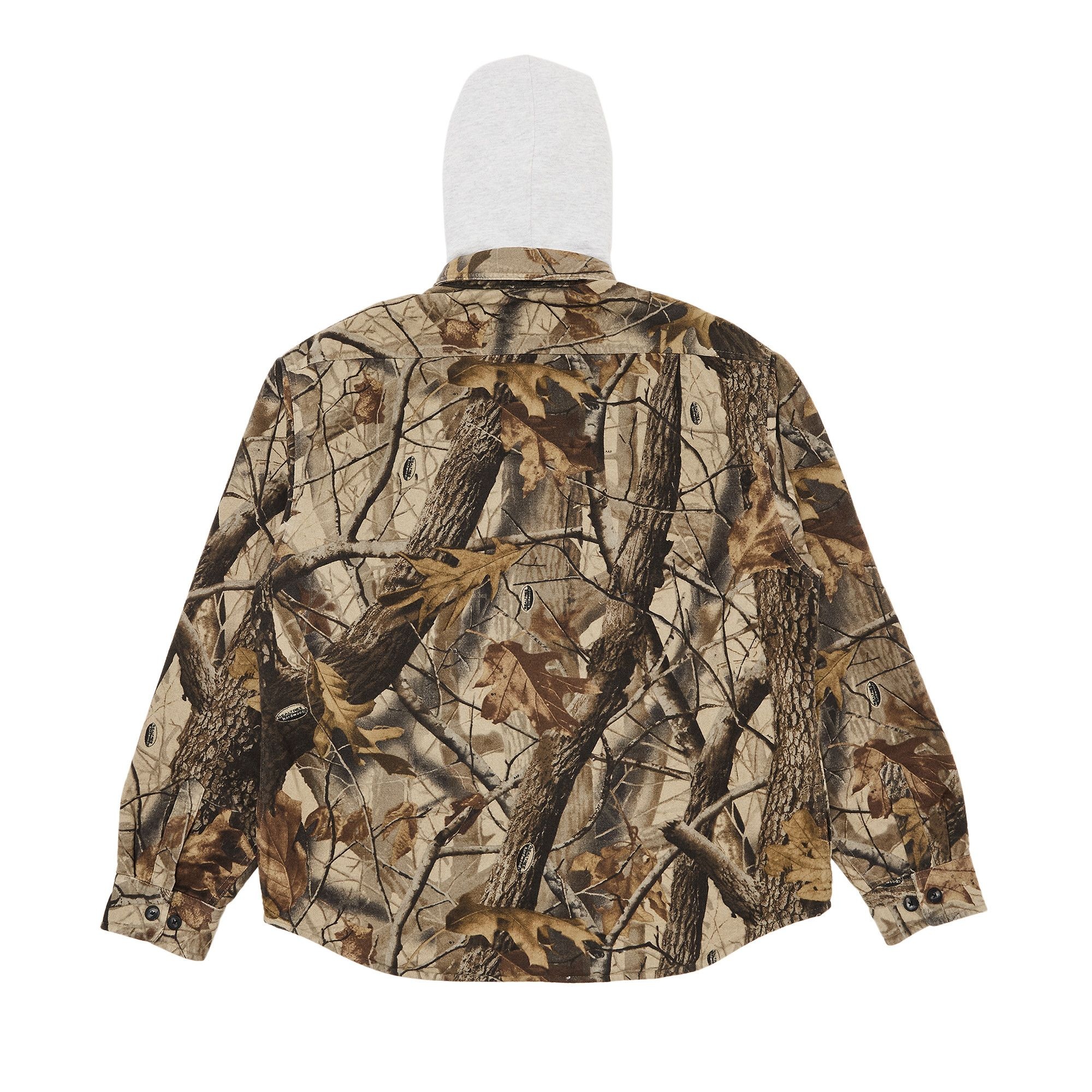 Supreme Quilted Lined Hooded Flannel Shirt 'Realtree Hardwoods Camo' - 2