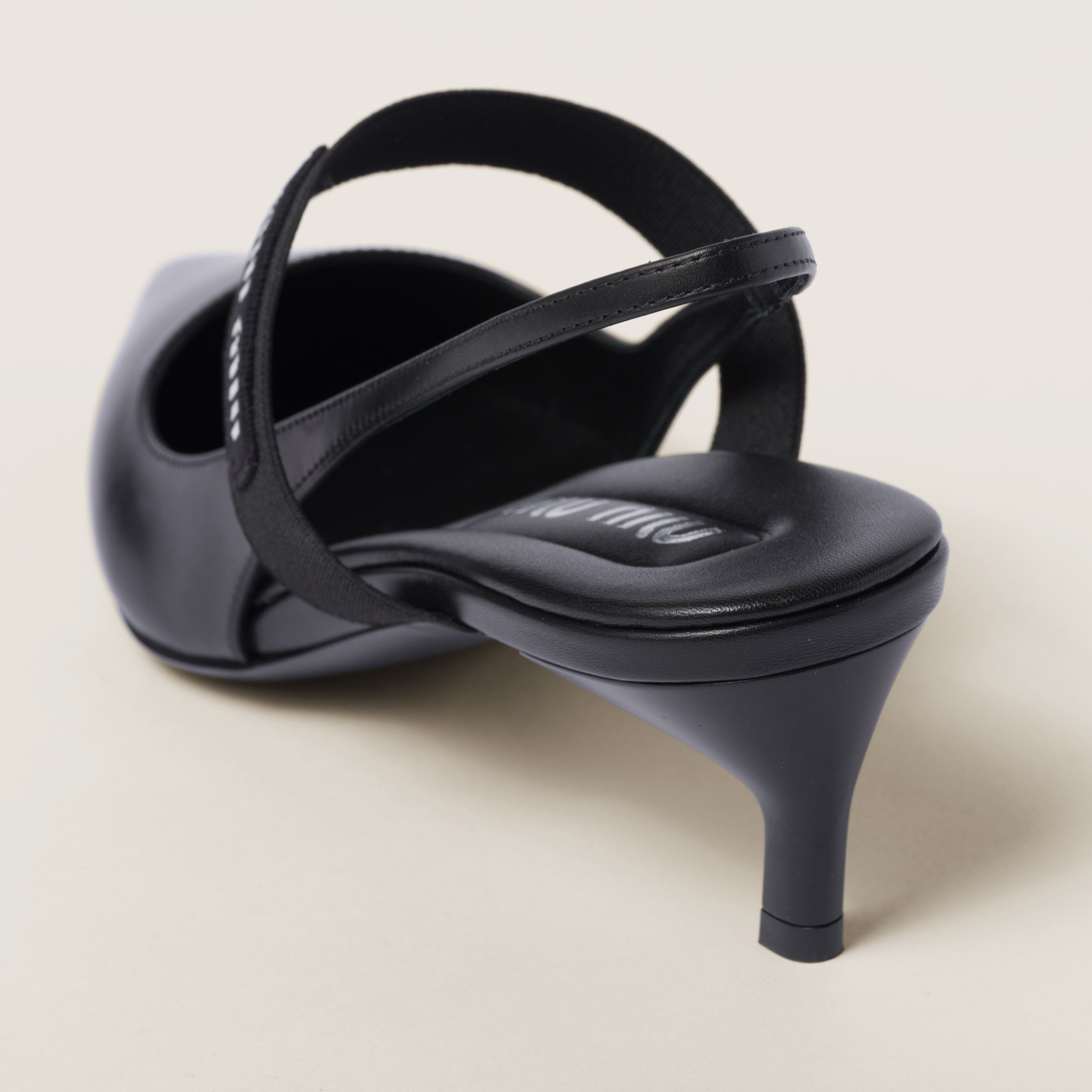 Leather slingback pumps - 2