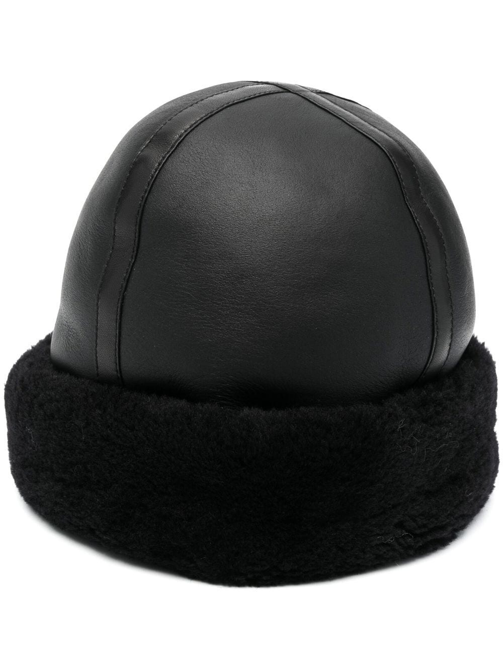 shearling winter hat - 1