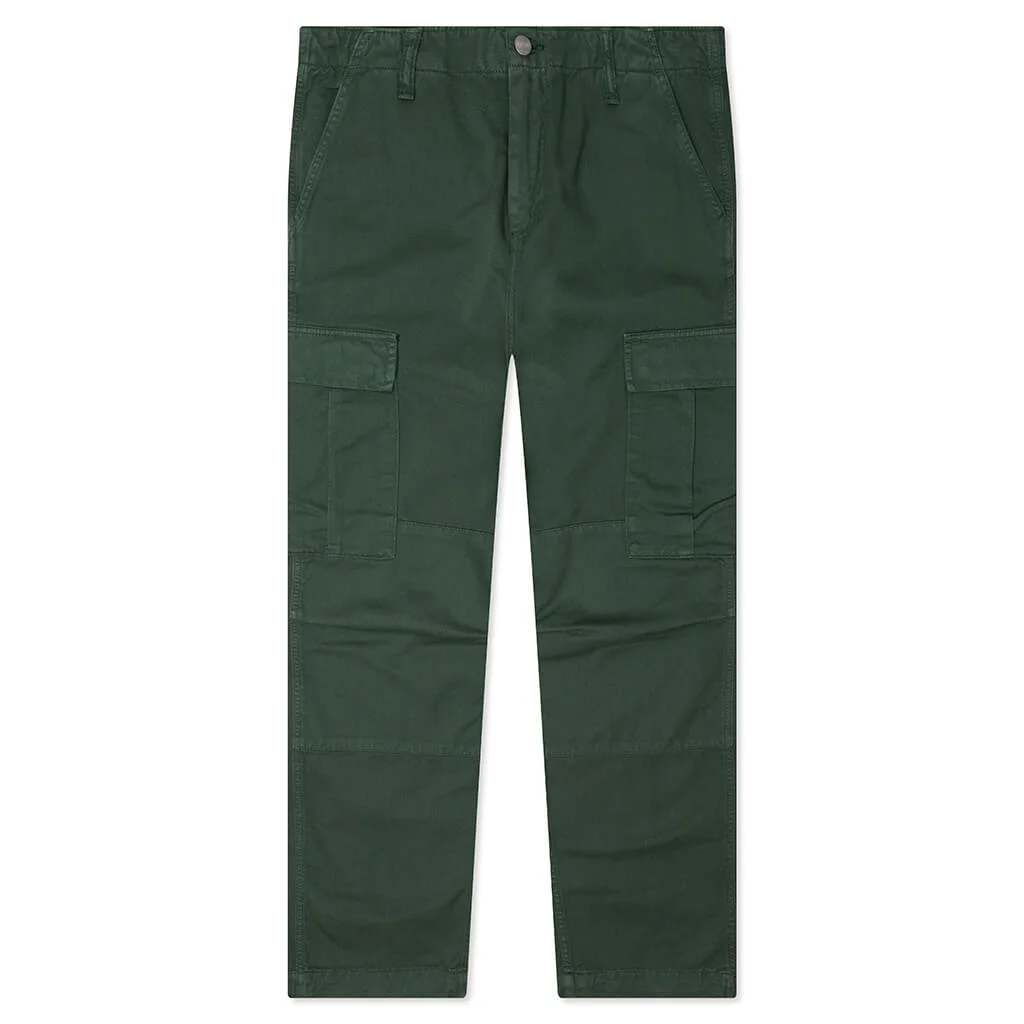 REGULAR CARGO PANT GARMENT DYED - DUCK GREEN - 1