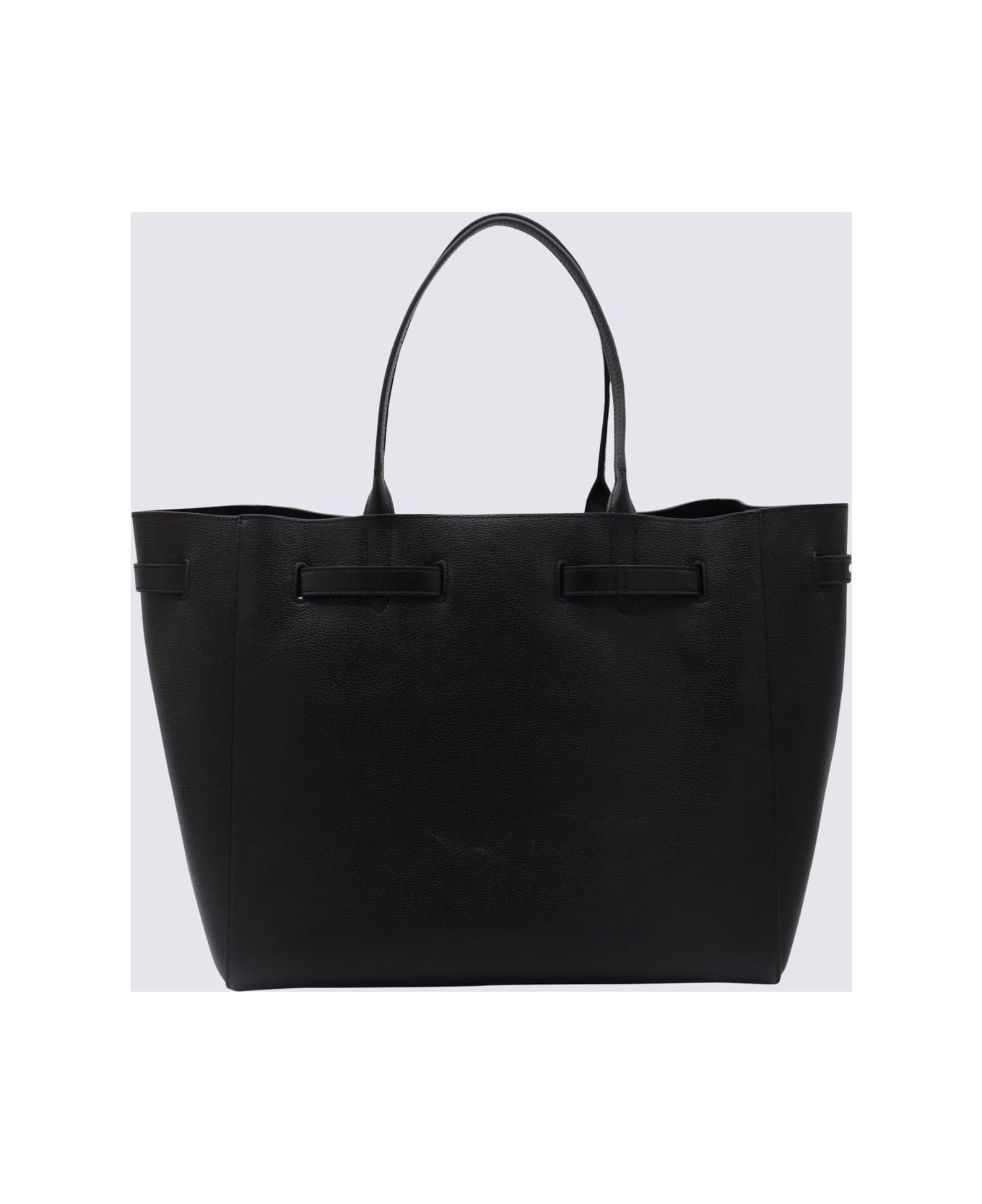 Black Leather Tote - 2