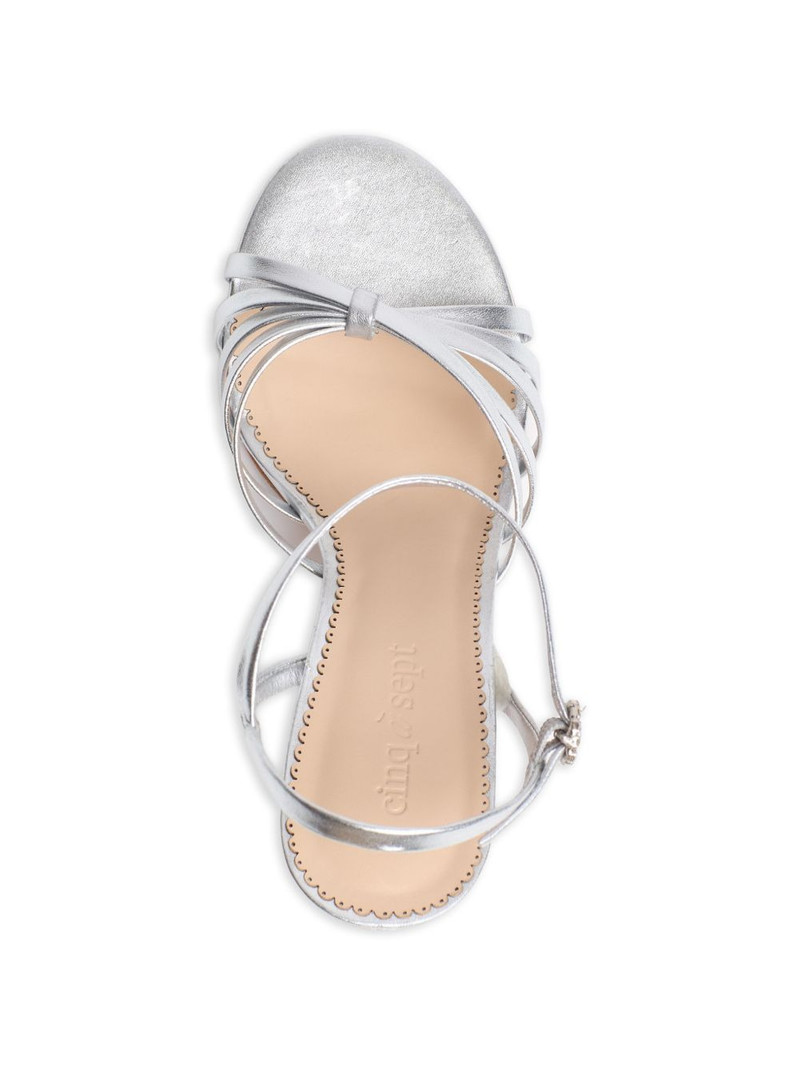 Logan metallic heeled sandals 3