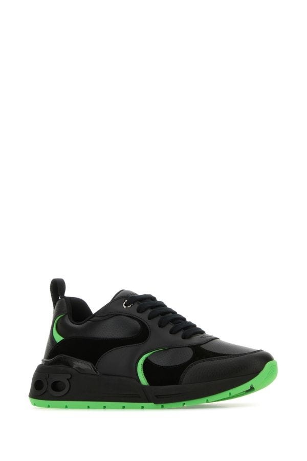 Black leather Cosimina sneakers - 2