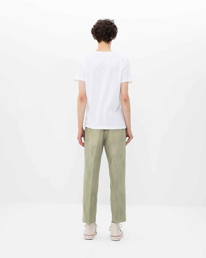 CHINO PANTS DMGD LT.GREEN 4