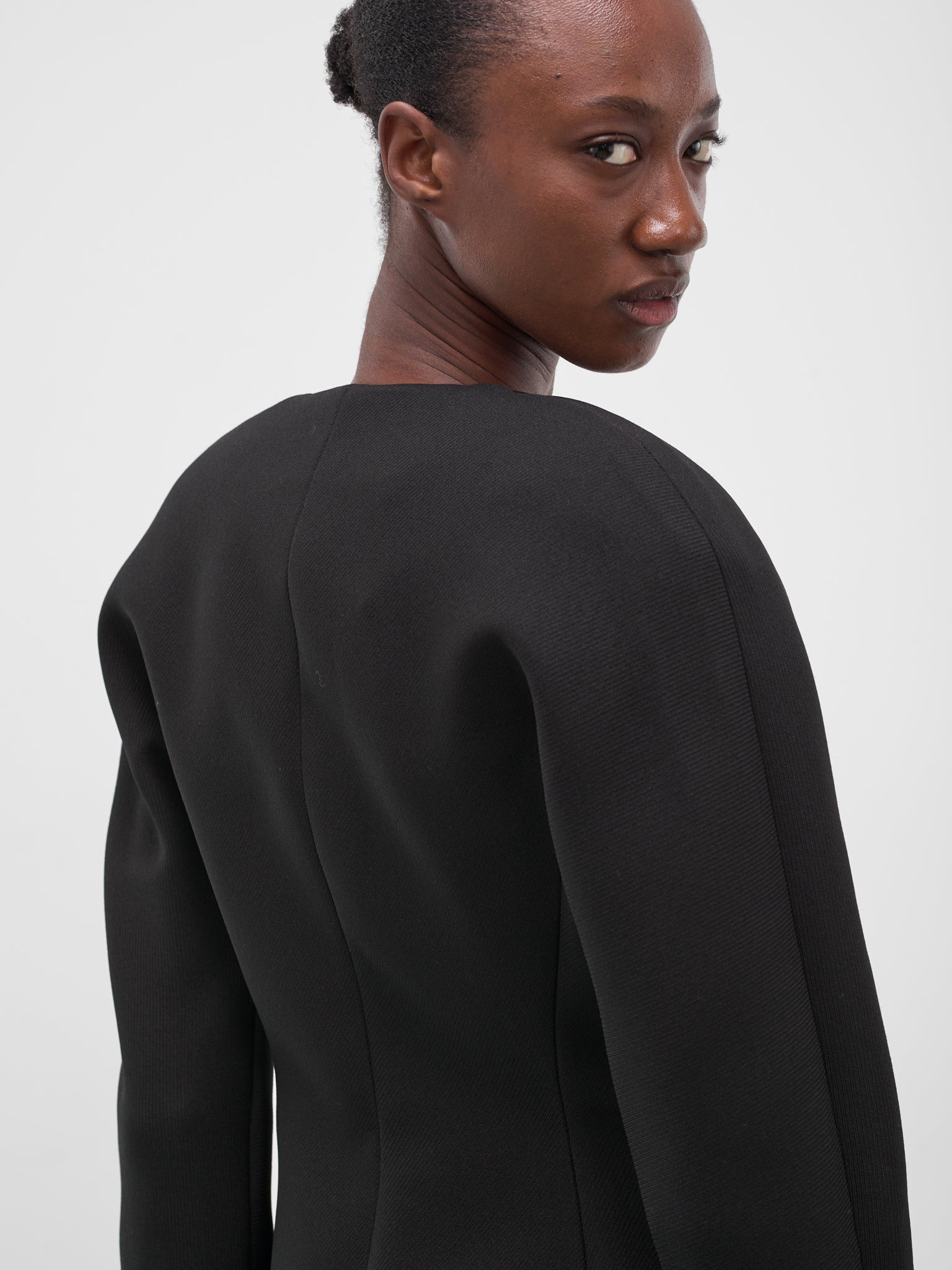 Black Mini Ovalo Jacket - 5