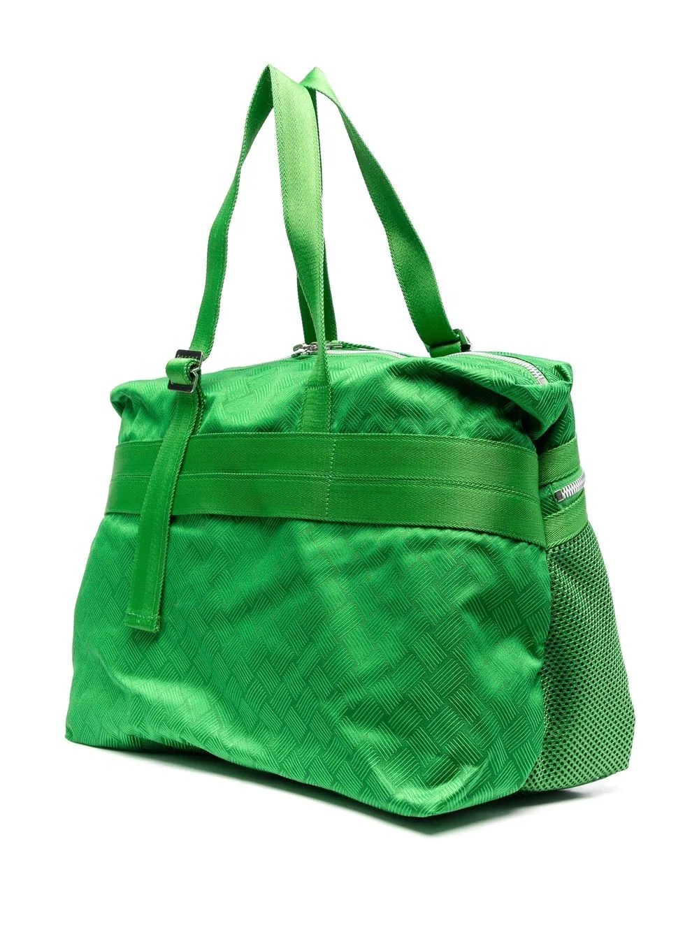 jacquard mesh-panelled holdall - 3