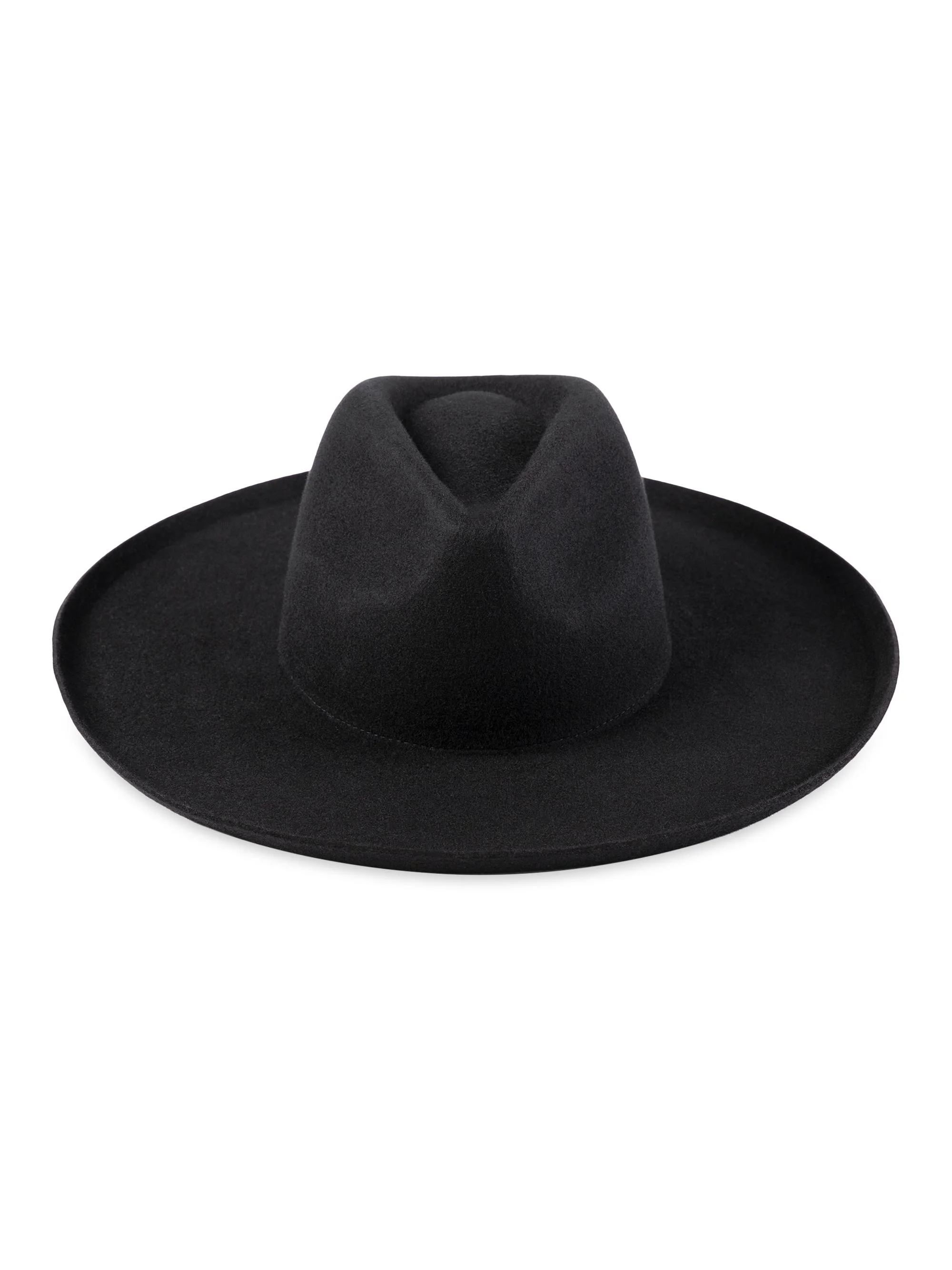 Women's The Melodic Wool Fedora - Black - 1