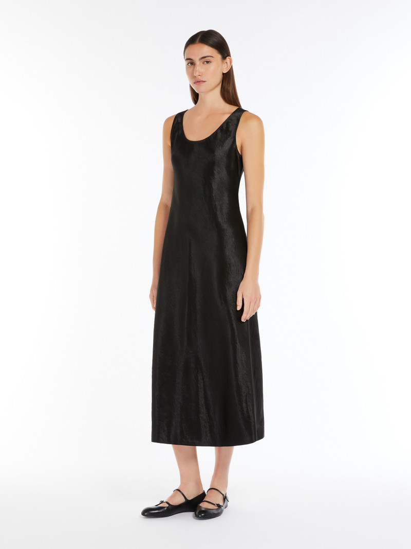 Max Mara TALETE Flowing satin dress outlook