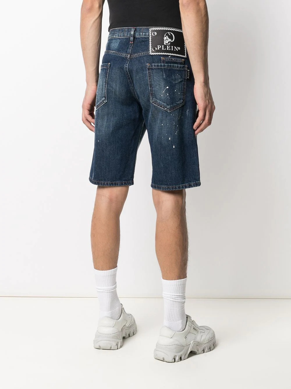 Iconic Plein St. Tropez fit denim shorts - 4