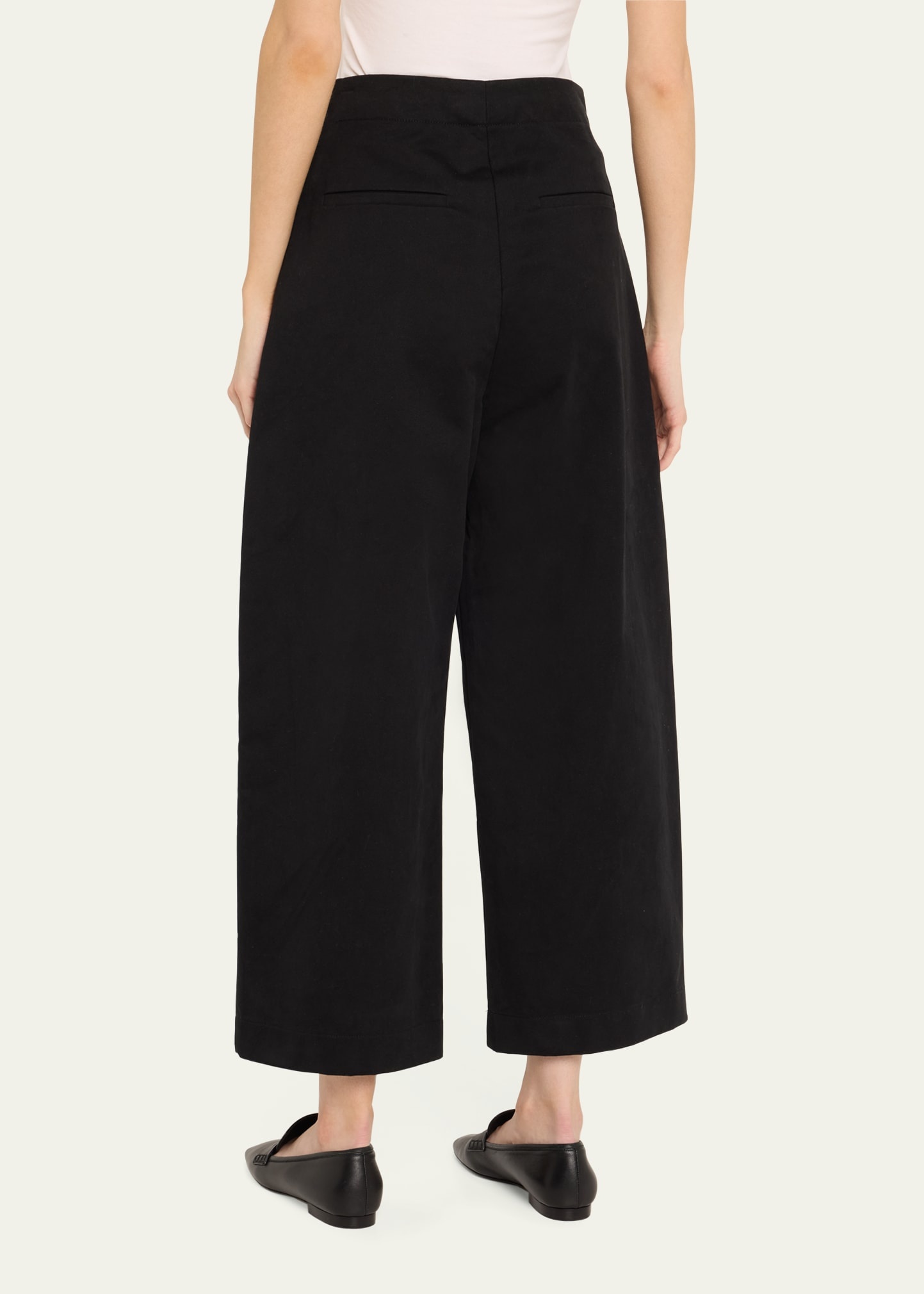 Deep Pleat Volume Ankle Pants - 3