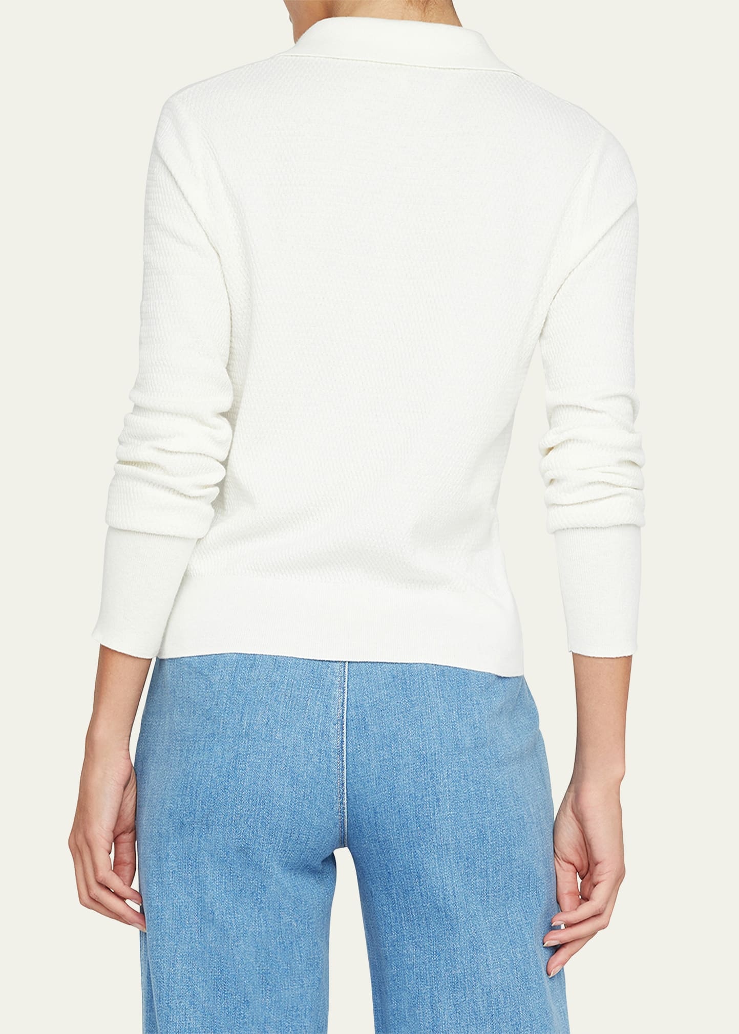 Sterling Jewel-Button Sweater - 3