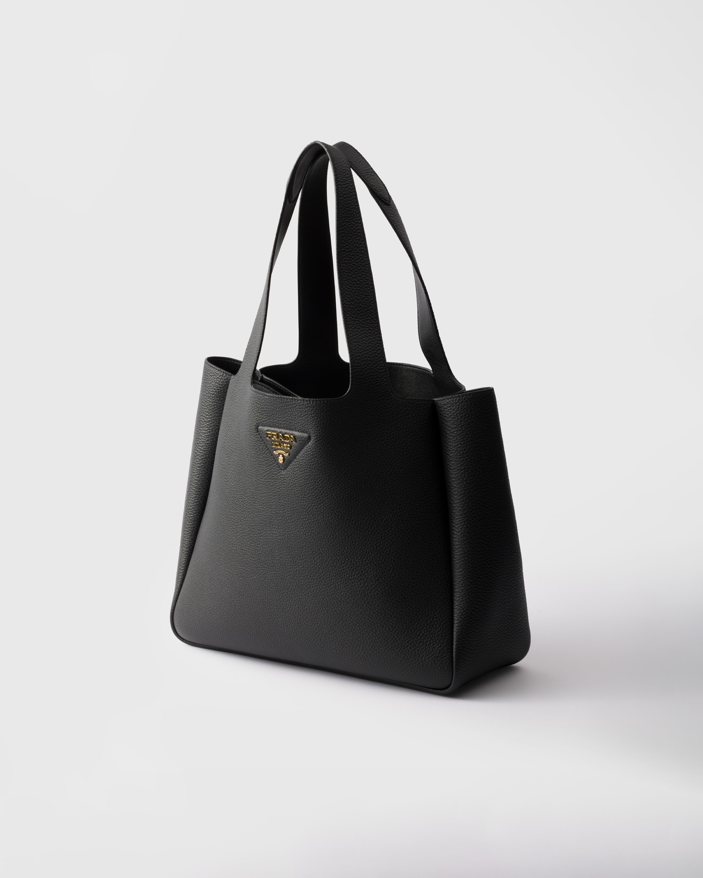 Medium leather tote bag - 2