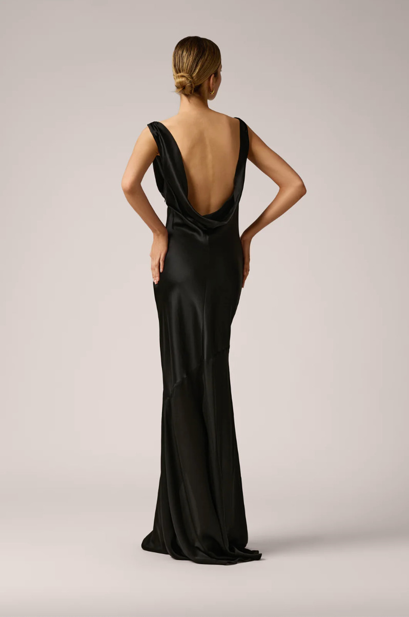 Deep Cowl Dress - 2