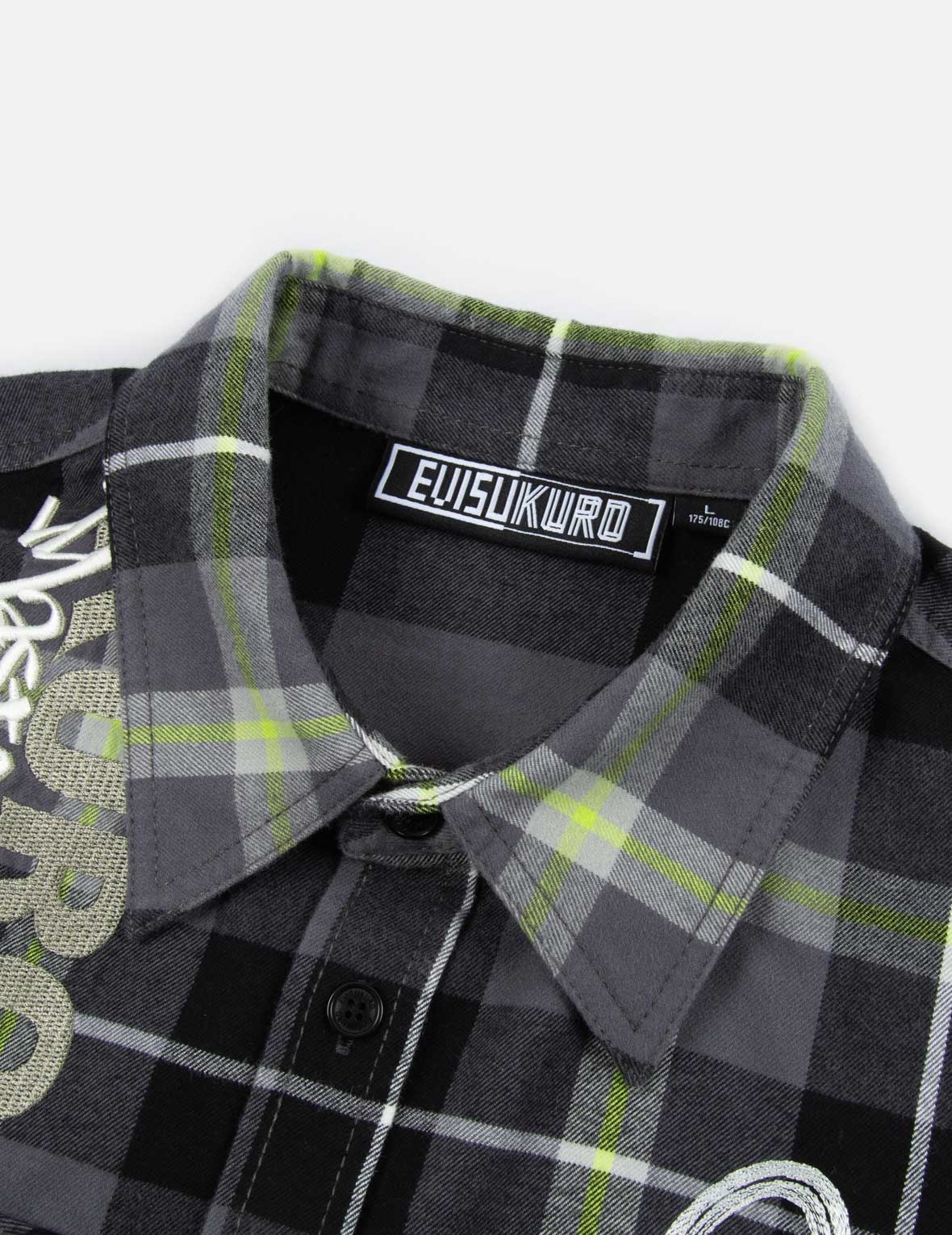 Contrast Pockets Plaid Flannel Shirt - 9