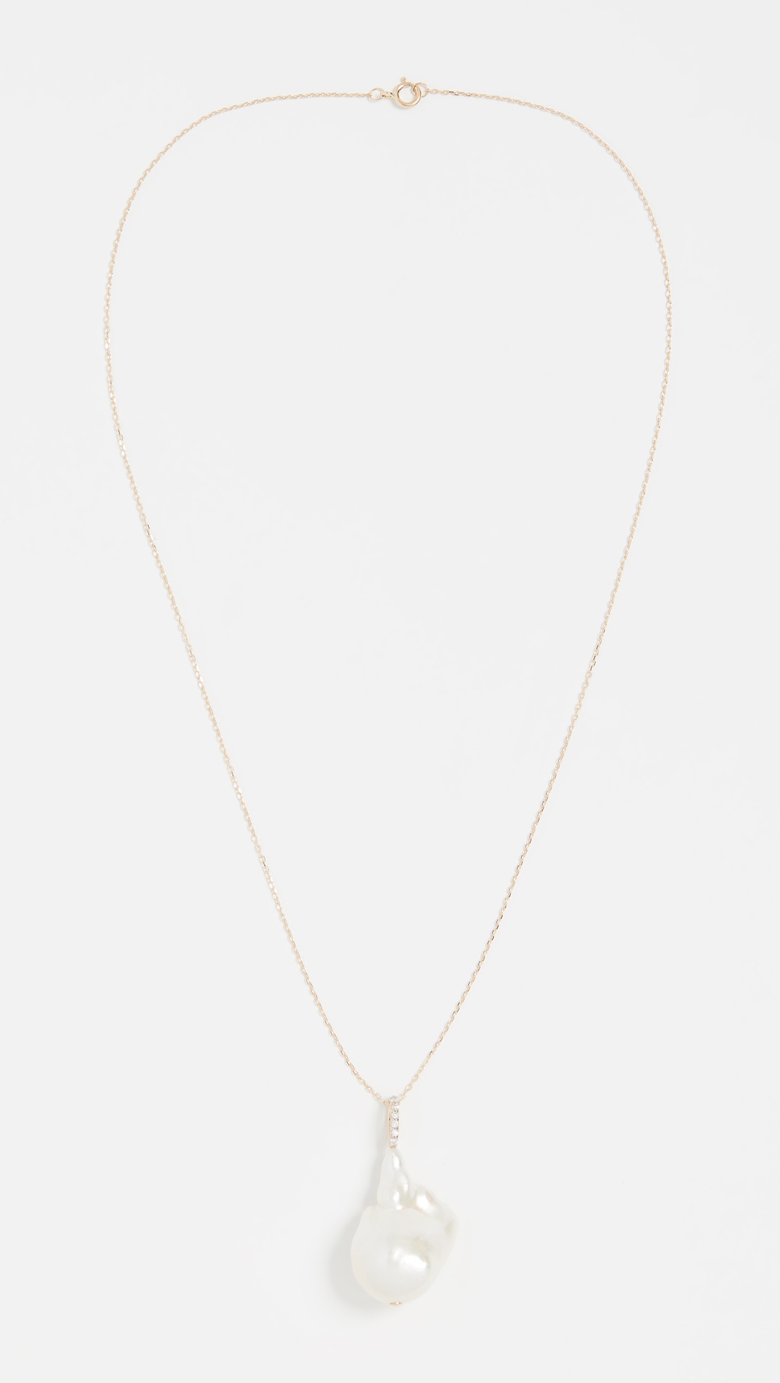 14K   Baroque Pearl Necklace - 3