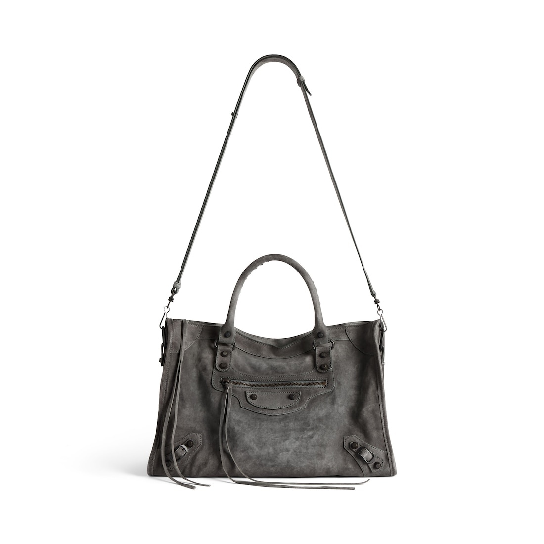 Women's Le City Bag Medium in Storm Grey - 4