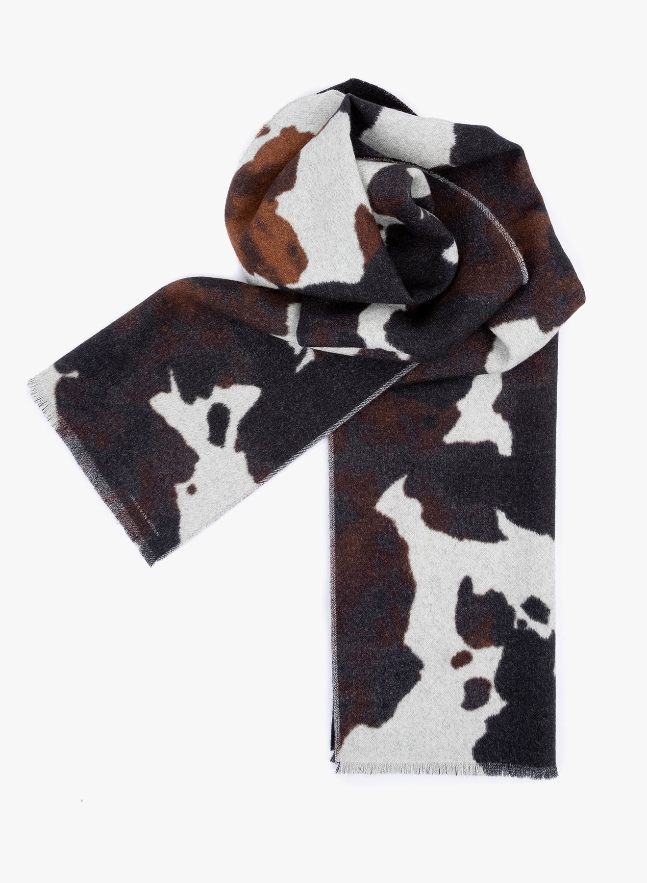 ANIMAL WOOL SCARF - 1