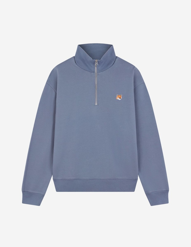 FOX HEAD PATCH COMFORT HALF ZIP SWEATSHIRT 1