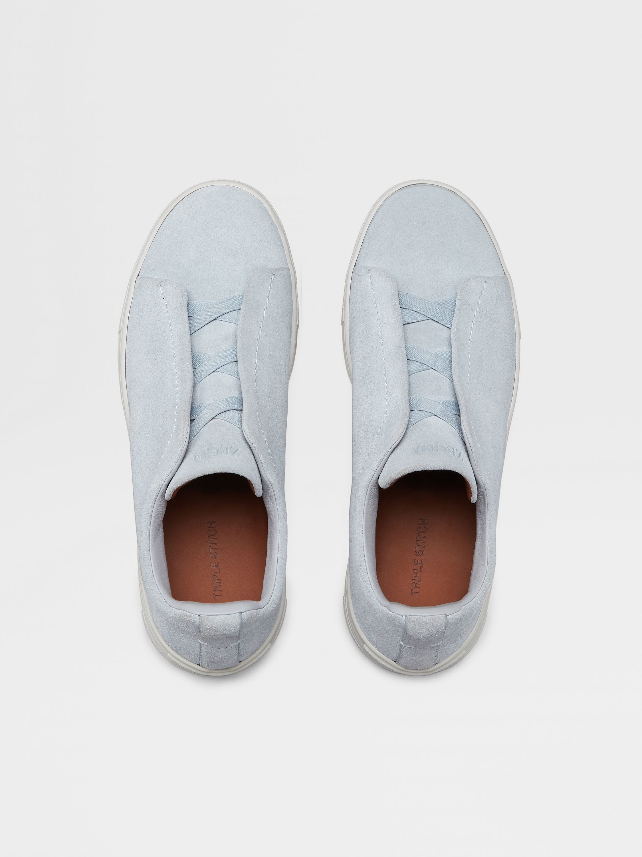 LIGHT BLUE SUEDE TRIPLE STITCH™ SNEAKERS - 3