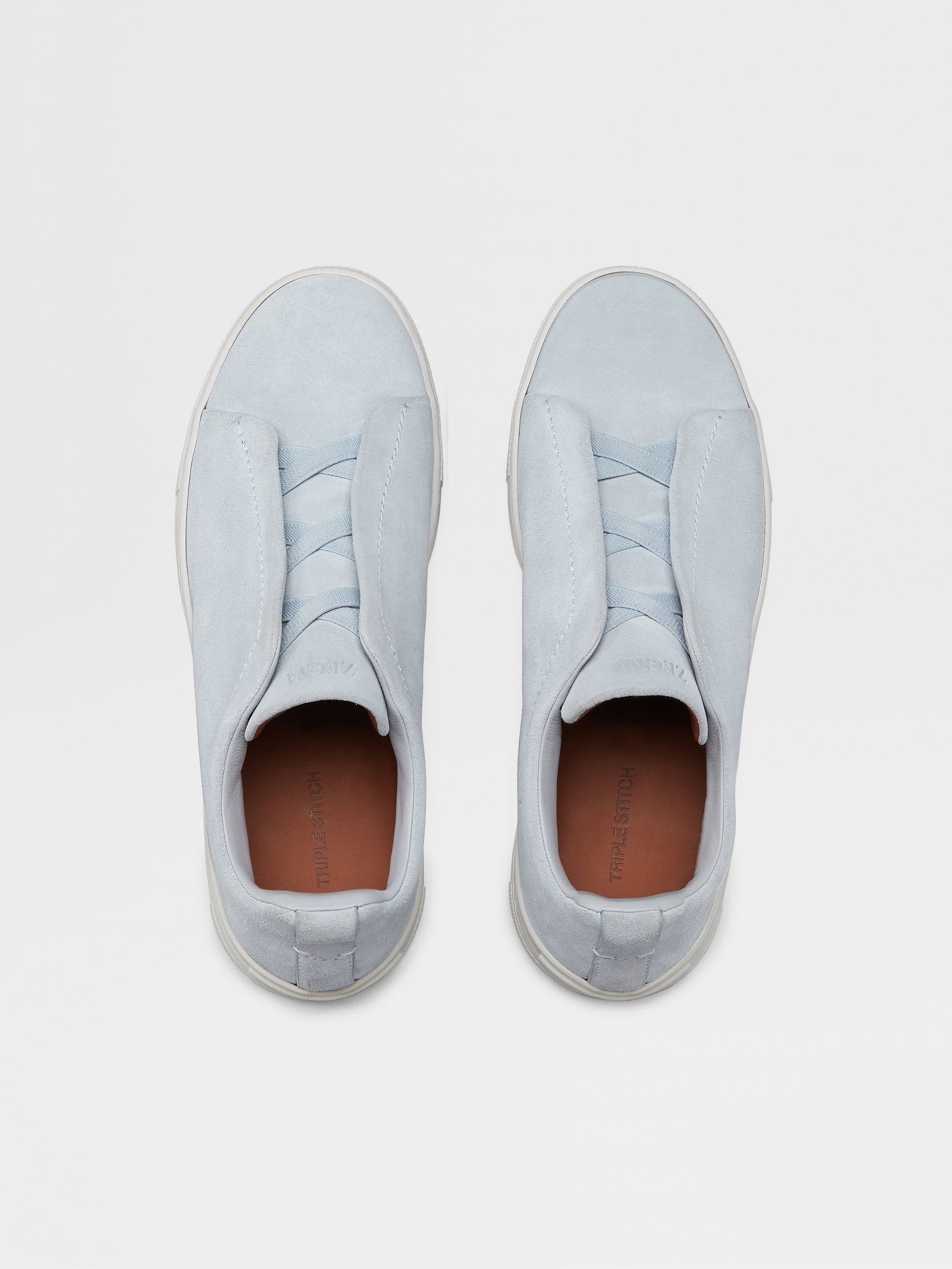 LIGHT BLUE SUEDE TRIPLE STITCH™ SNEAKERS - 3