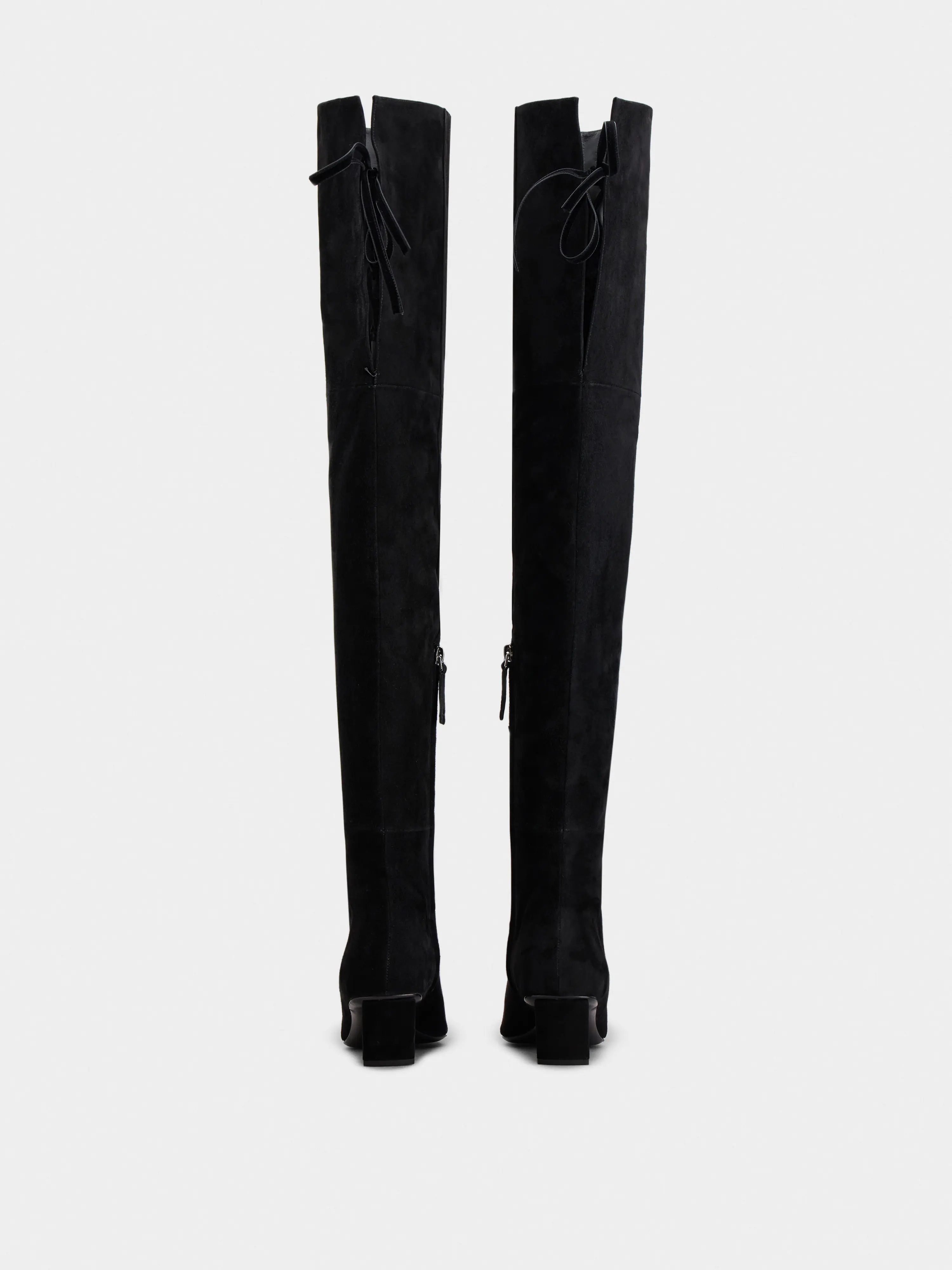 Belle Vivier Cuissard Boots in suede - 4