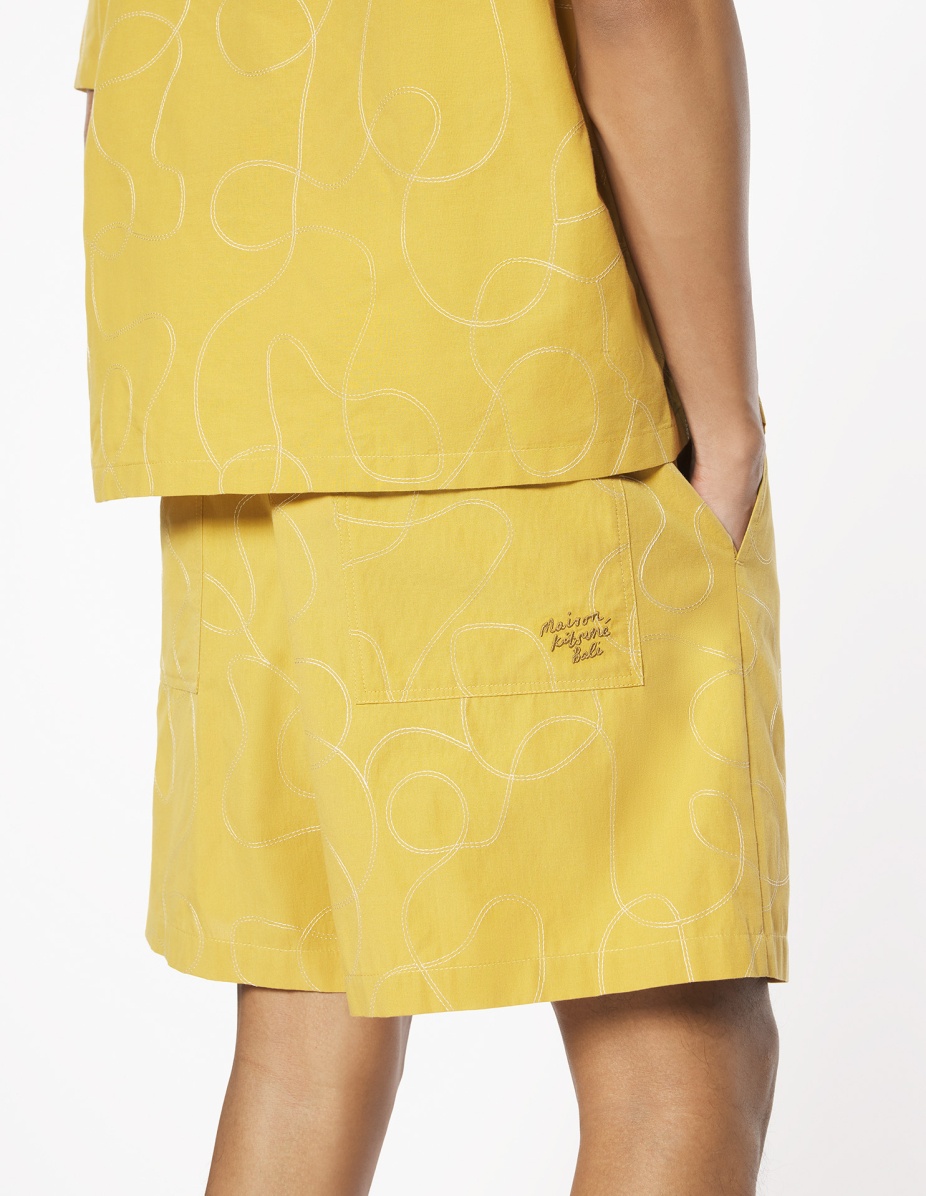 DESA DESIGN EMBROIDERED CASUAL BOARD SHORTS - 4