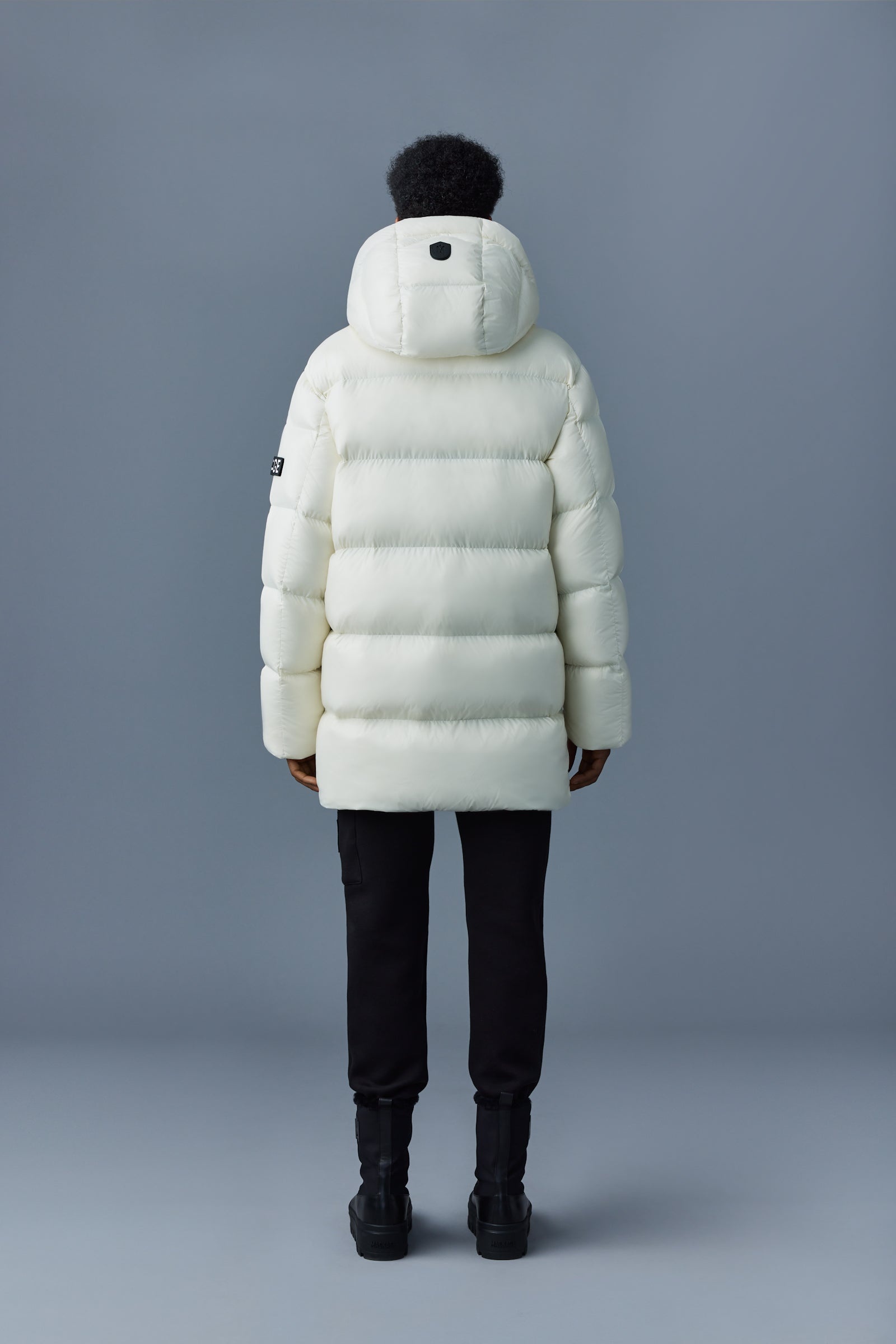 KENDRICK lustrous light down parka with hood - 5