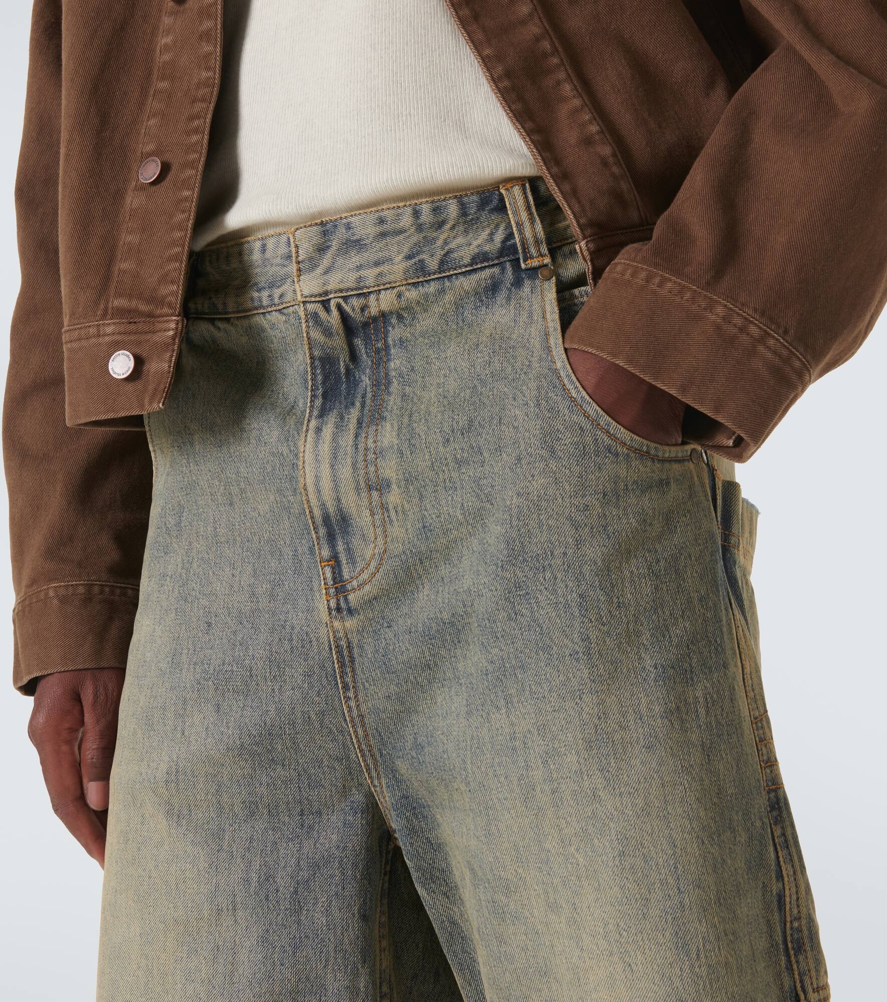 D-Shorts oversized denim shorts - 5