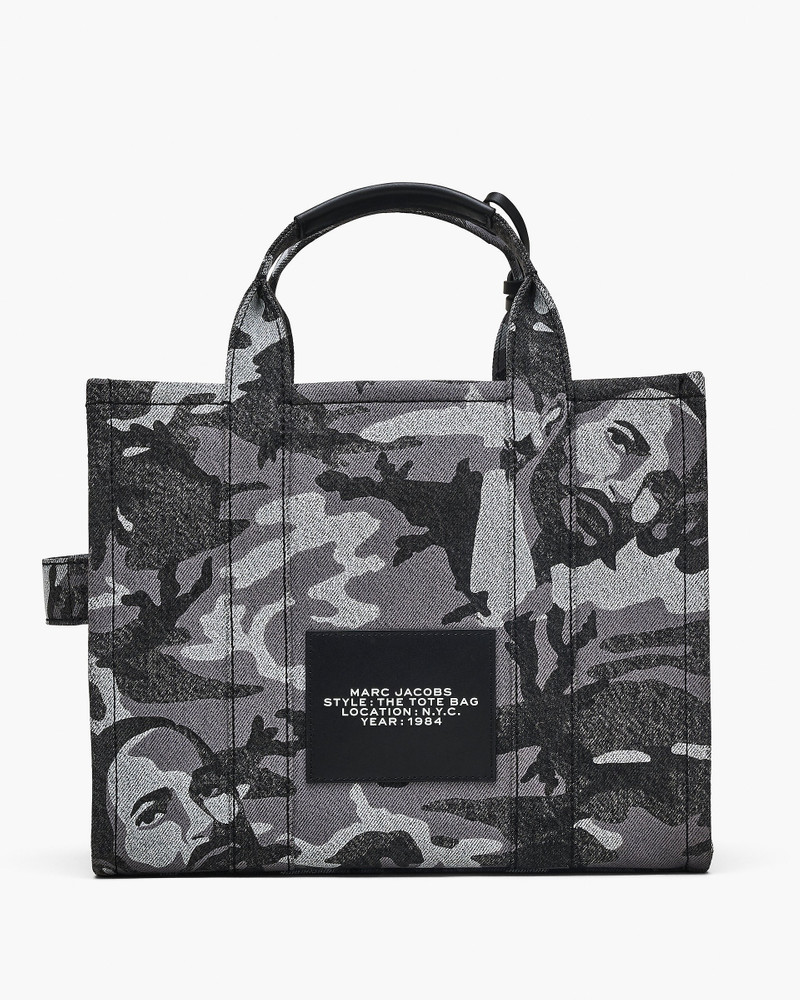 THE MARC CAMO DENIM MEDIUM TOTE BAG 3