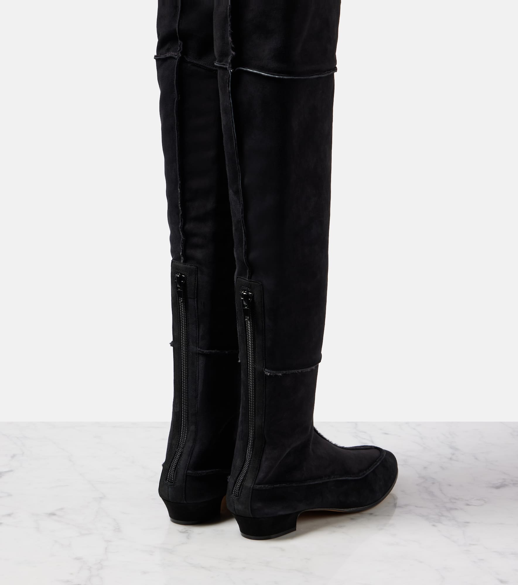 Hereditas 25 suede over-the-knee boots - 2