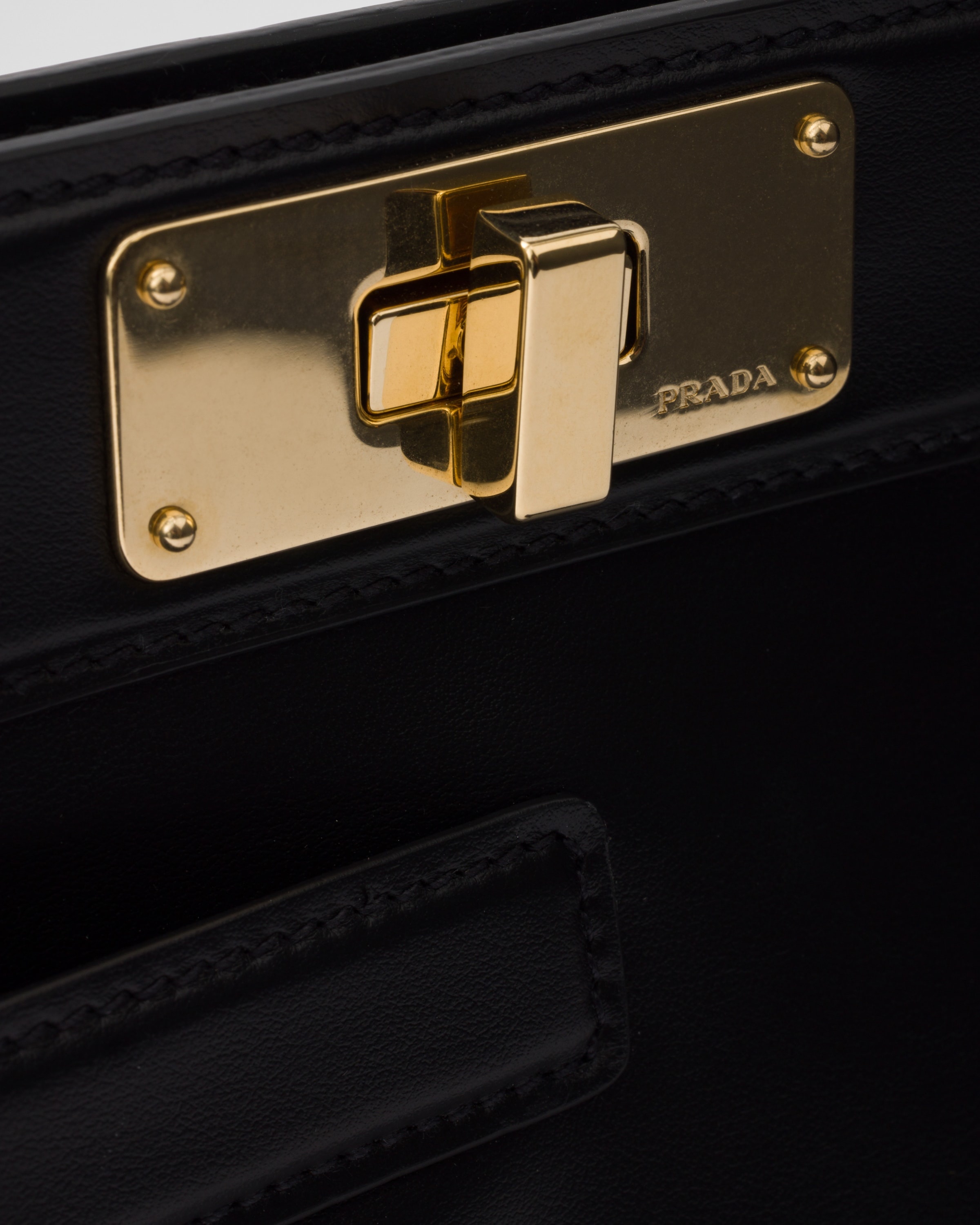 Large leather tote bag - 5