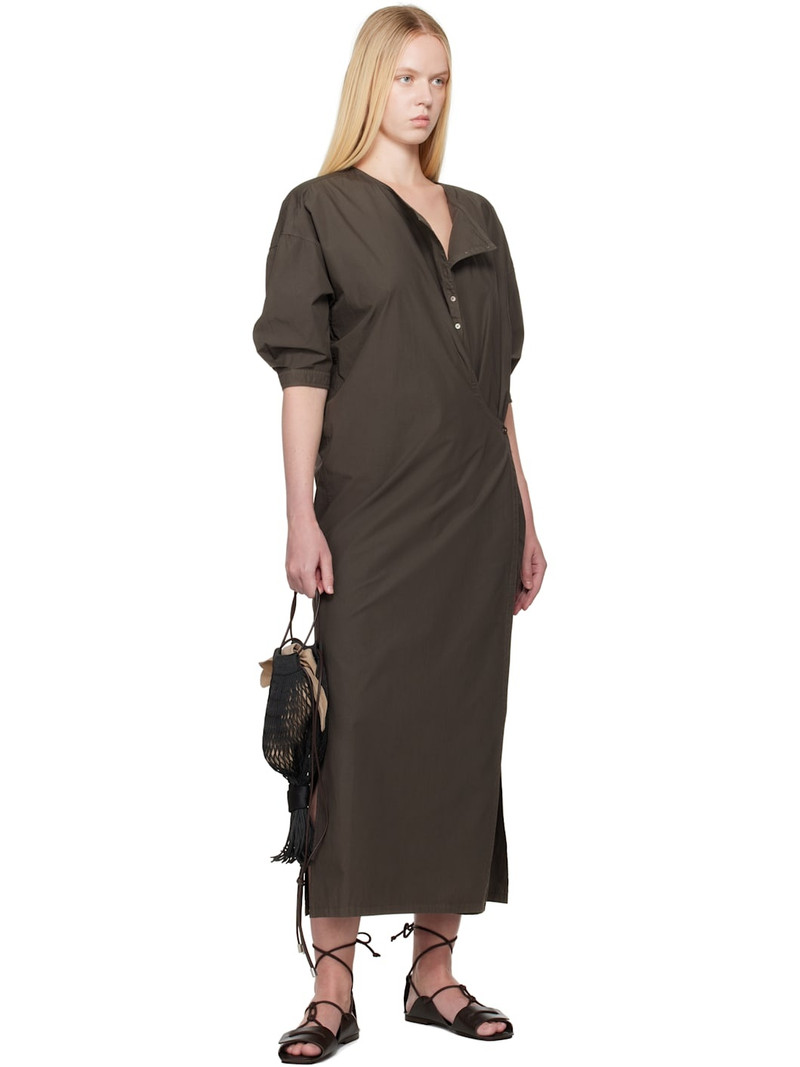 Lemaire Brown Opanka Flat Sandals outlook