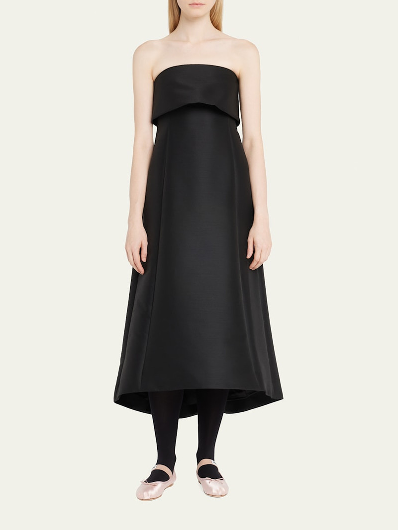 Miu Miu Satin Bow Ballerina Flats outlook