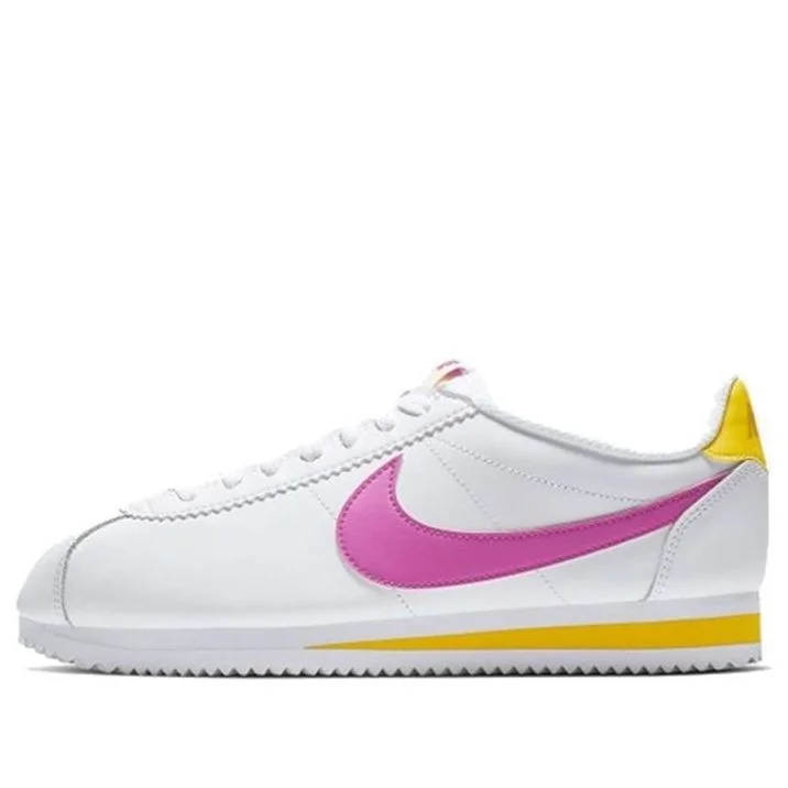 (WMNS) Nike Classic Cortez Leather 'Spring Pack - Fuchsia' 807471-112 - 1