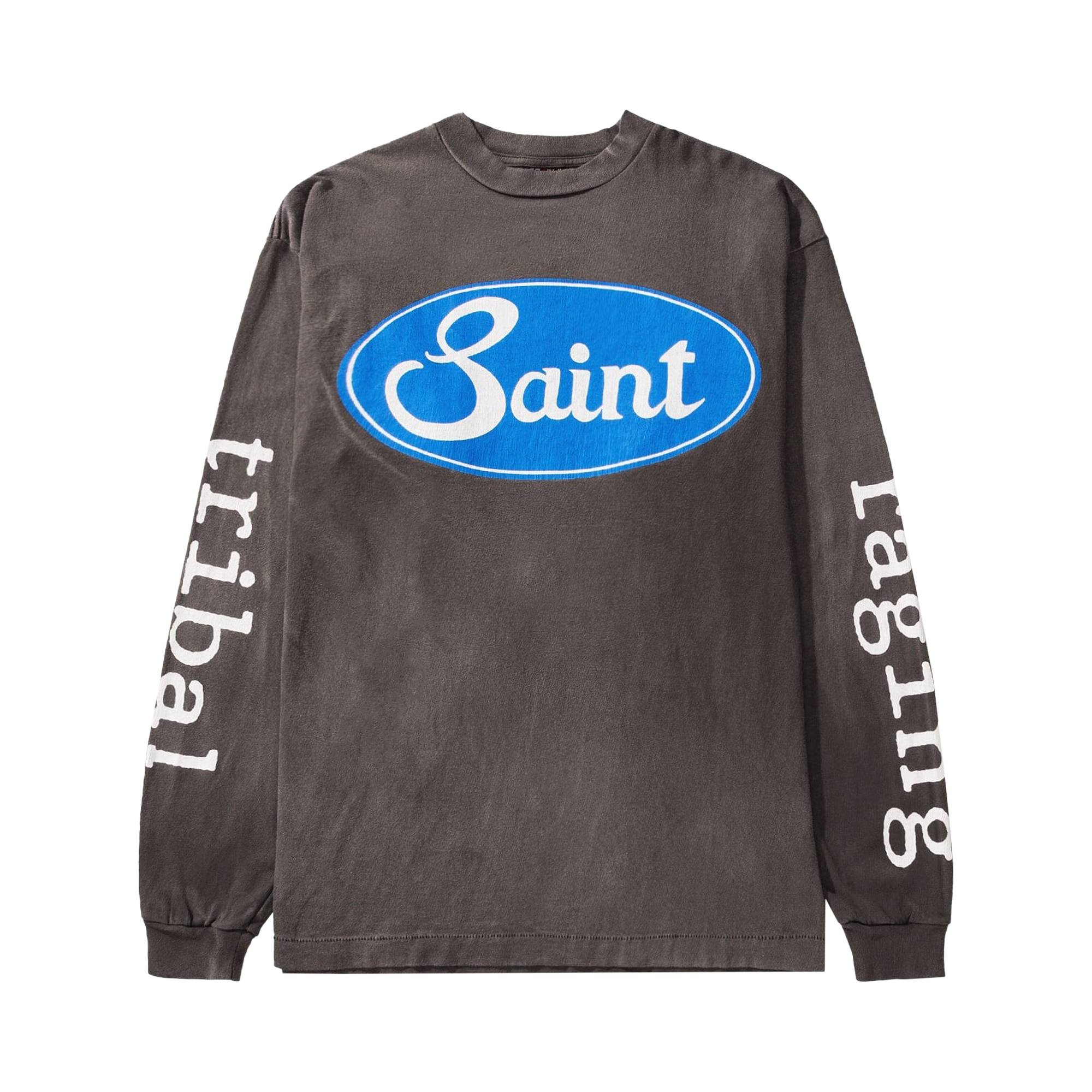Saint Michael Trival Wars Long-Sleeve Tee 'Black' - 1