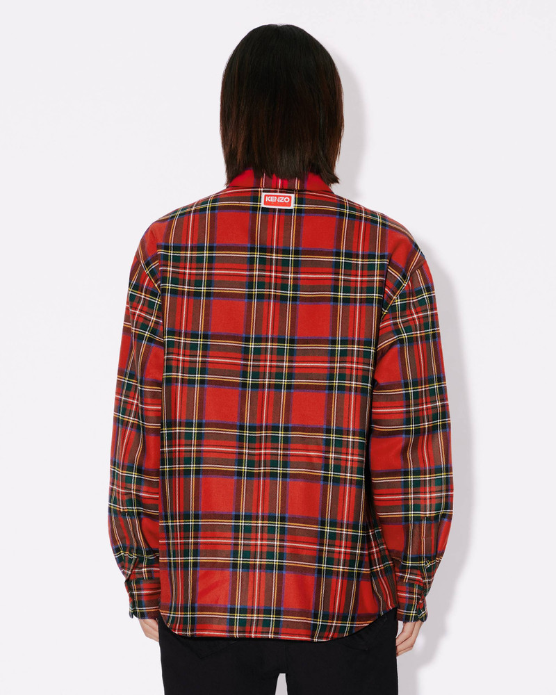 Checked wool shirt 4